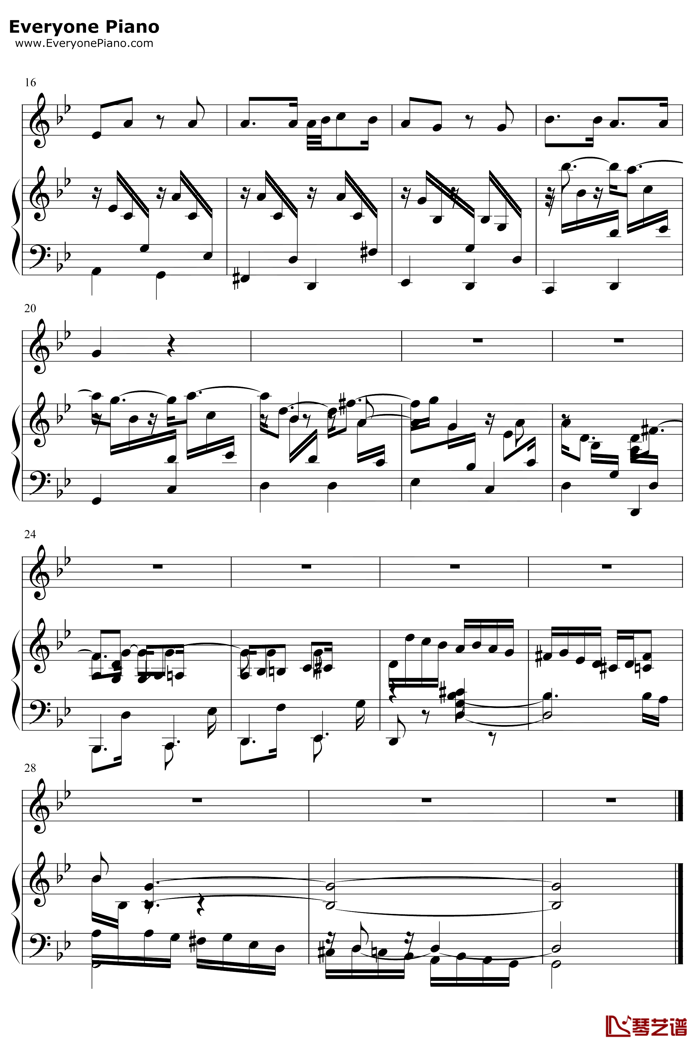 舒曼Op.48No.10钢琴谱-舒曼-调音师插曲2