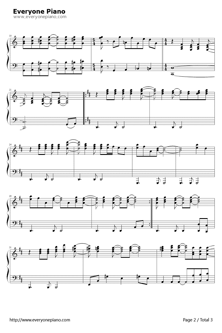 怀念的旋律钢琴谱-理查德·克莱德曼Richard Clayderman2