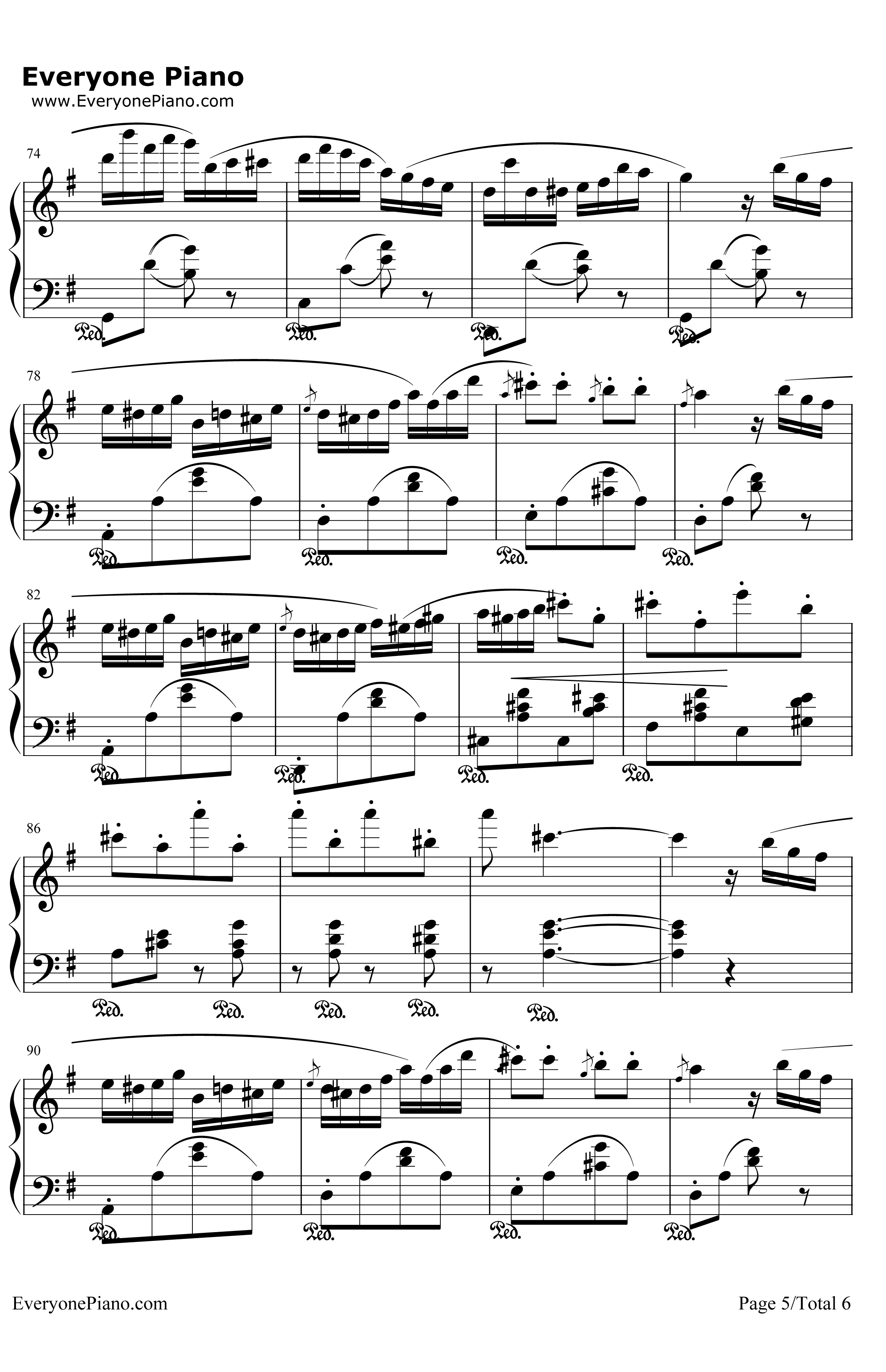 喷泉钢琴谱-卡尔博姆5