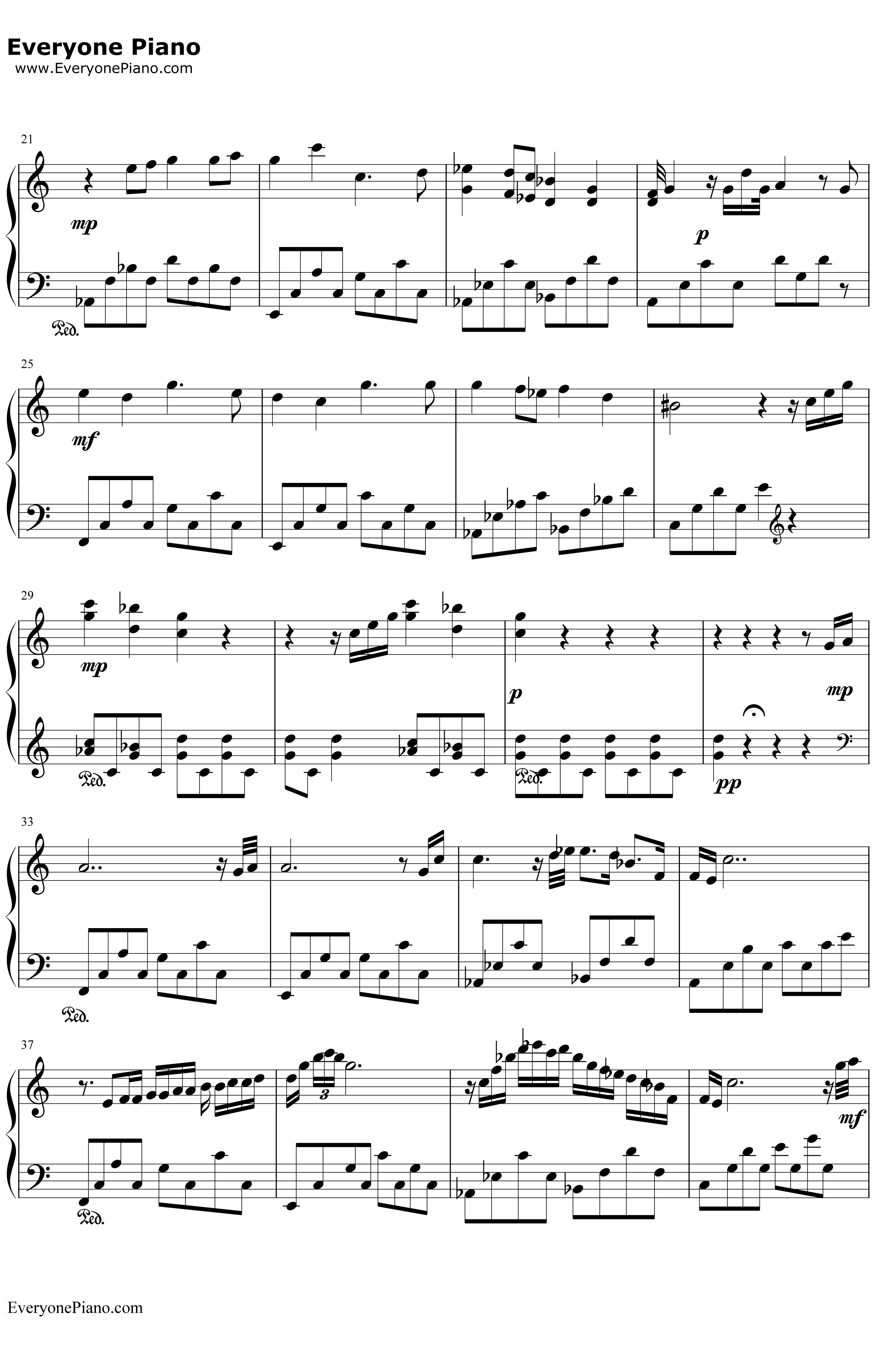 MastintheMist钢琴谱-菅野洋子-大航海时代2背景音乐2