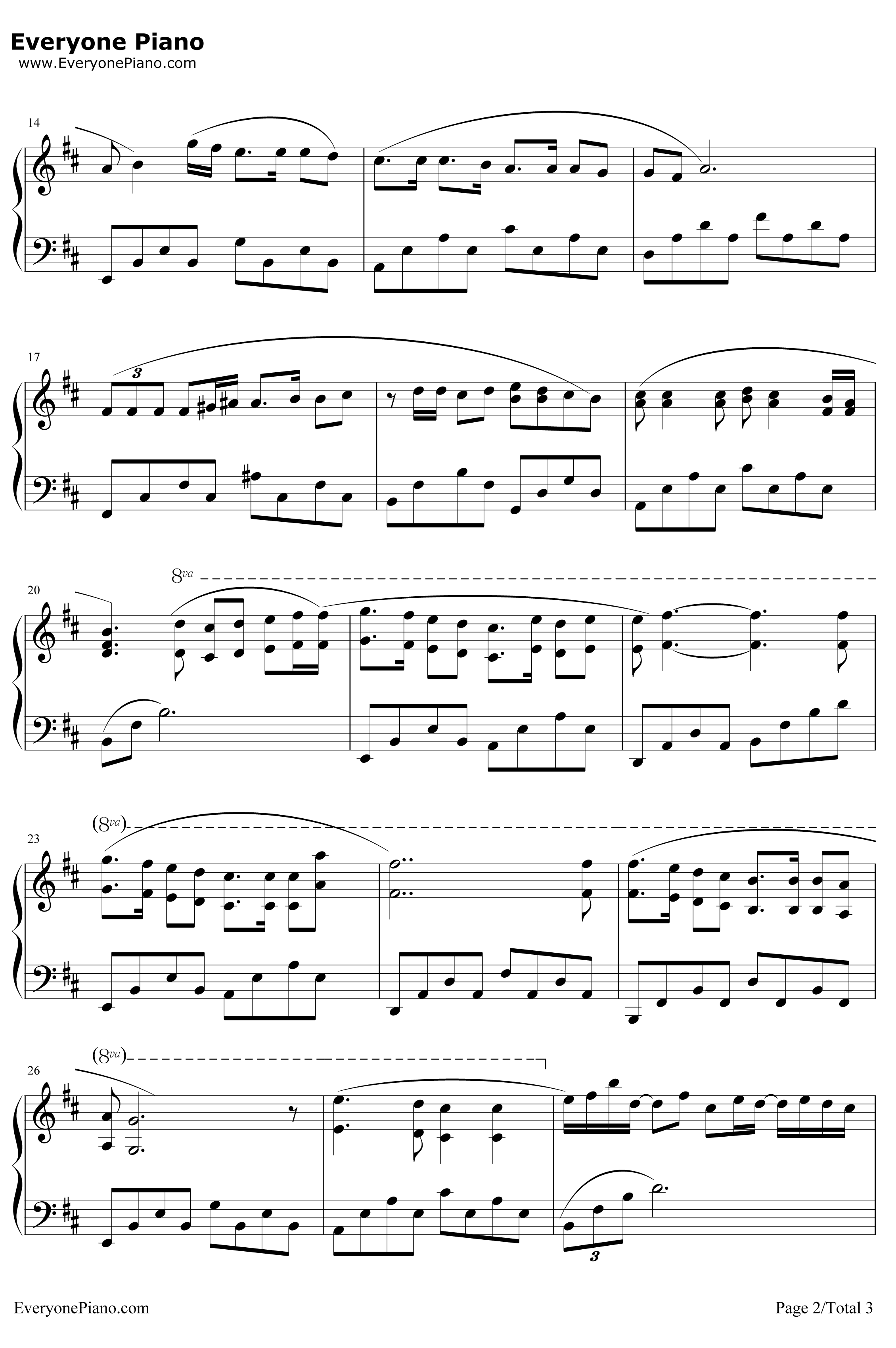 卡萨布兰卡钢琴谱-贝特·希金斯BertieHiggins-贝特·希金斯2