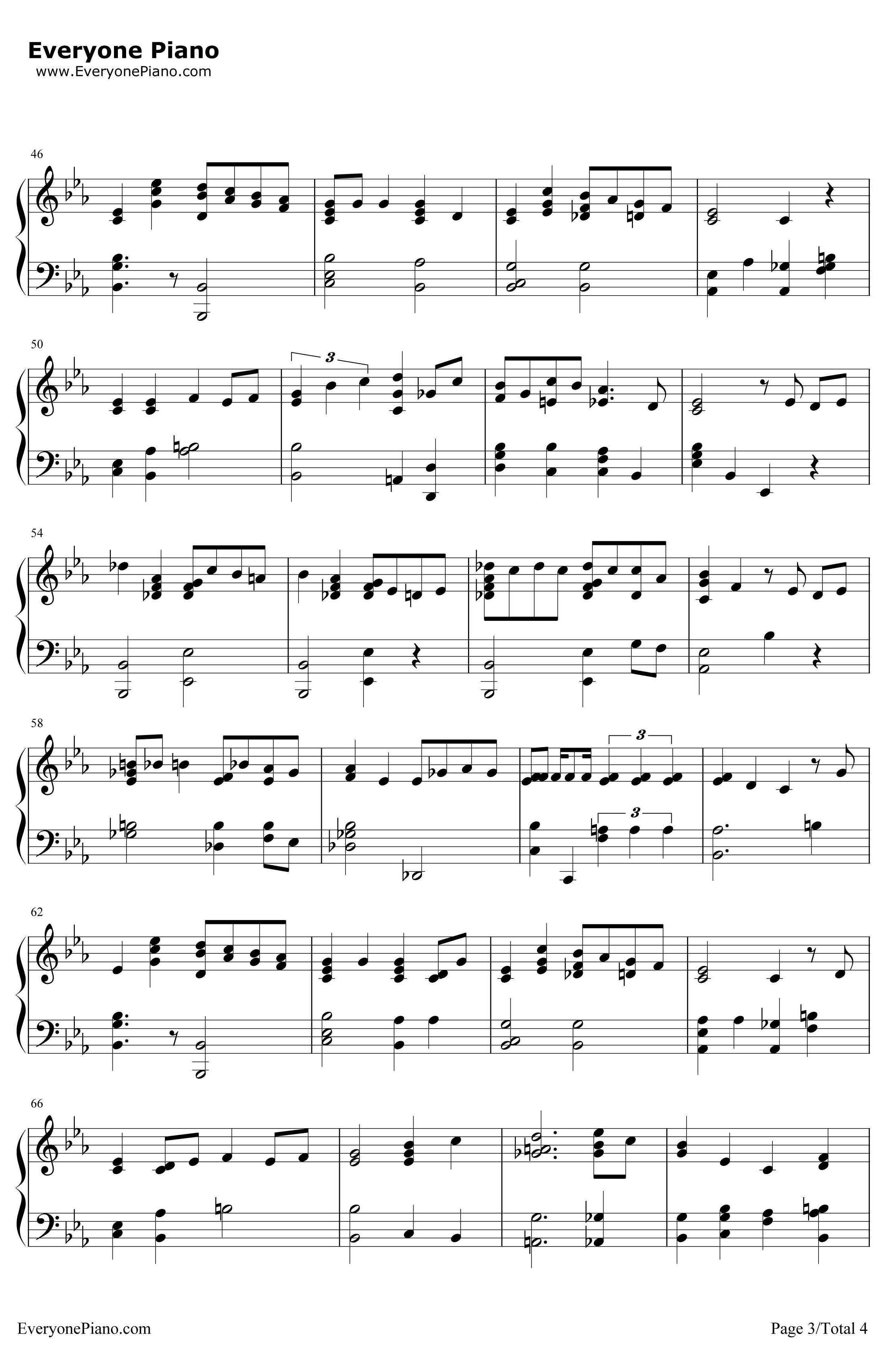 圣诞歌钢琴谱-ClassicChristmasMusic-经典圣诞歌曲3