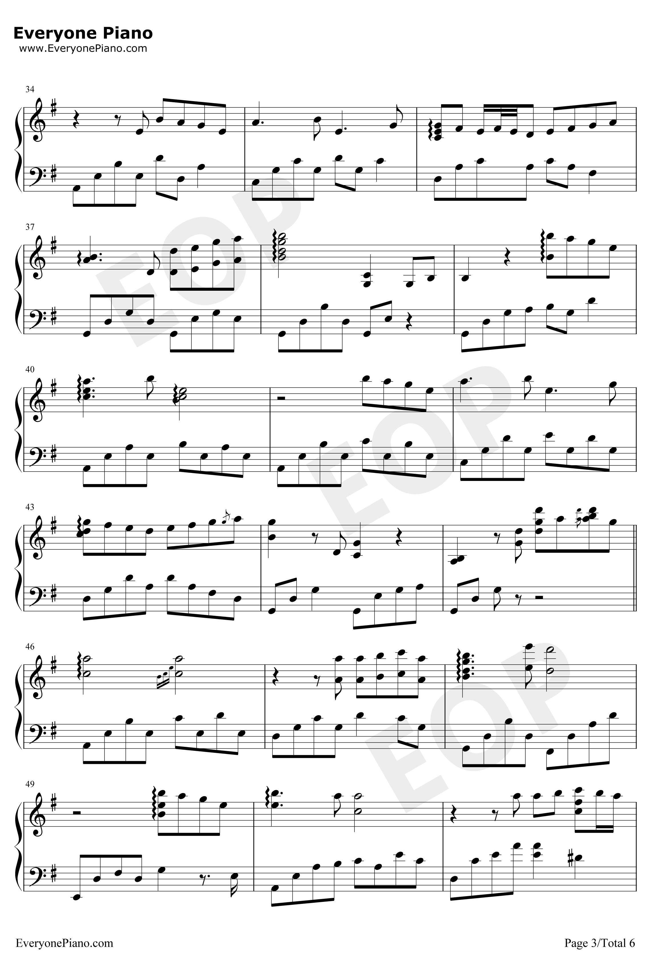 Vincent钢琴谱-Don McLean3