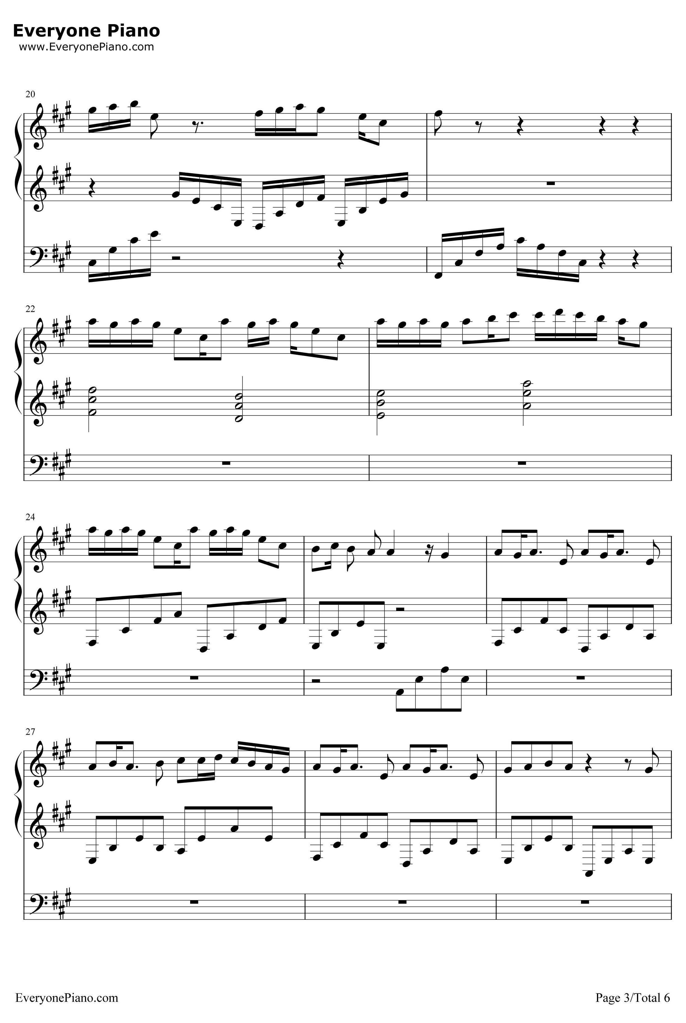 夕月奏钢琴谱-夕月奏-3