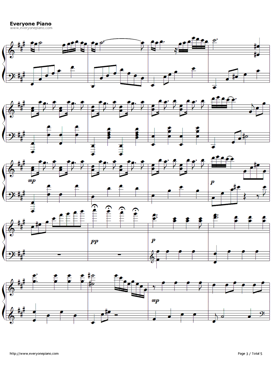Gerudo Valley钢琴谱-PonyCanyon-塞尔达传说时之笛OST-ゼルダの伝説時のオカリナOST3