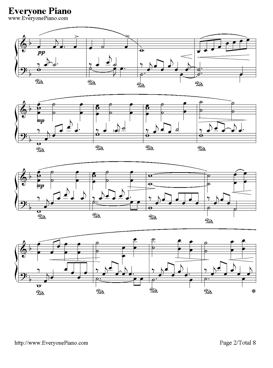 The Portrait钢琴谱-JamesHorner-泰坦尼克号纯钢琴曲2