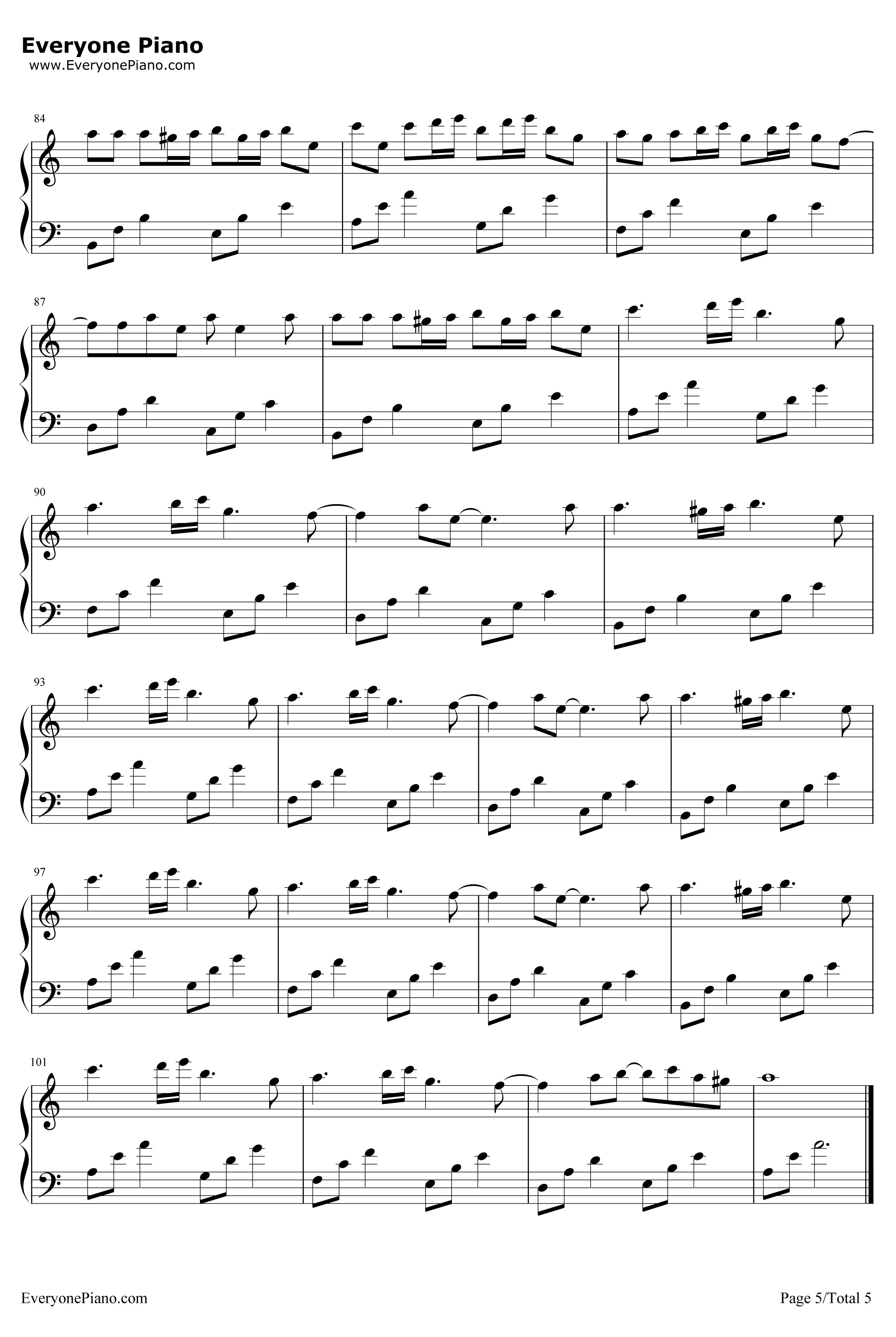 Tassel钢琴谱--Cymophane5