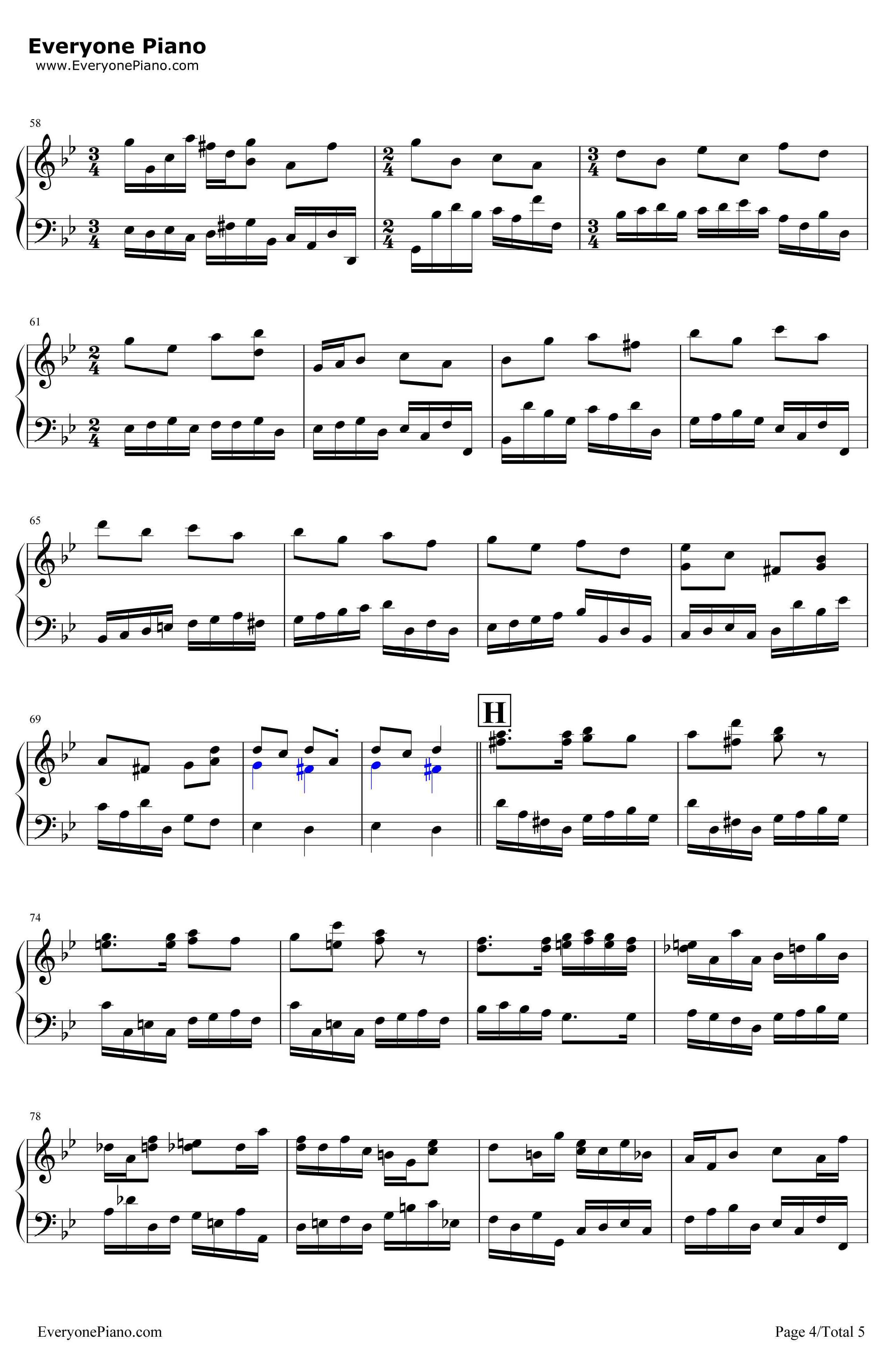 圣诞协奏曲钢琴谱-理查德克莱德曼-理查德克莱德曼4