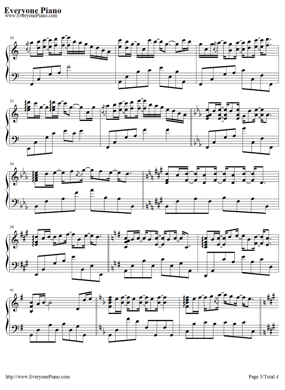 Till I Find You钢琴谱-Yiruma3