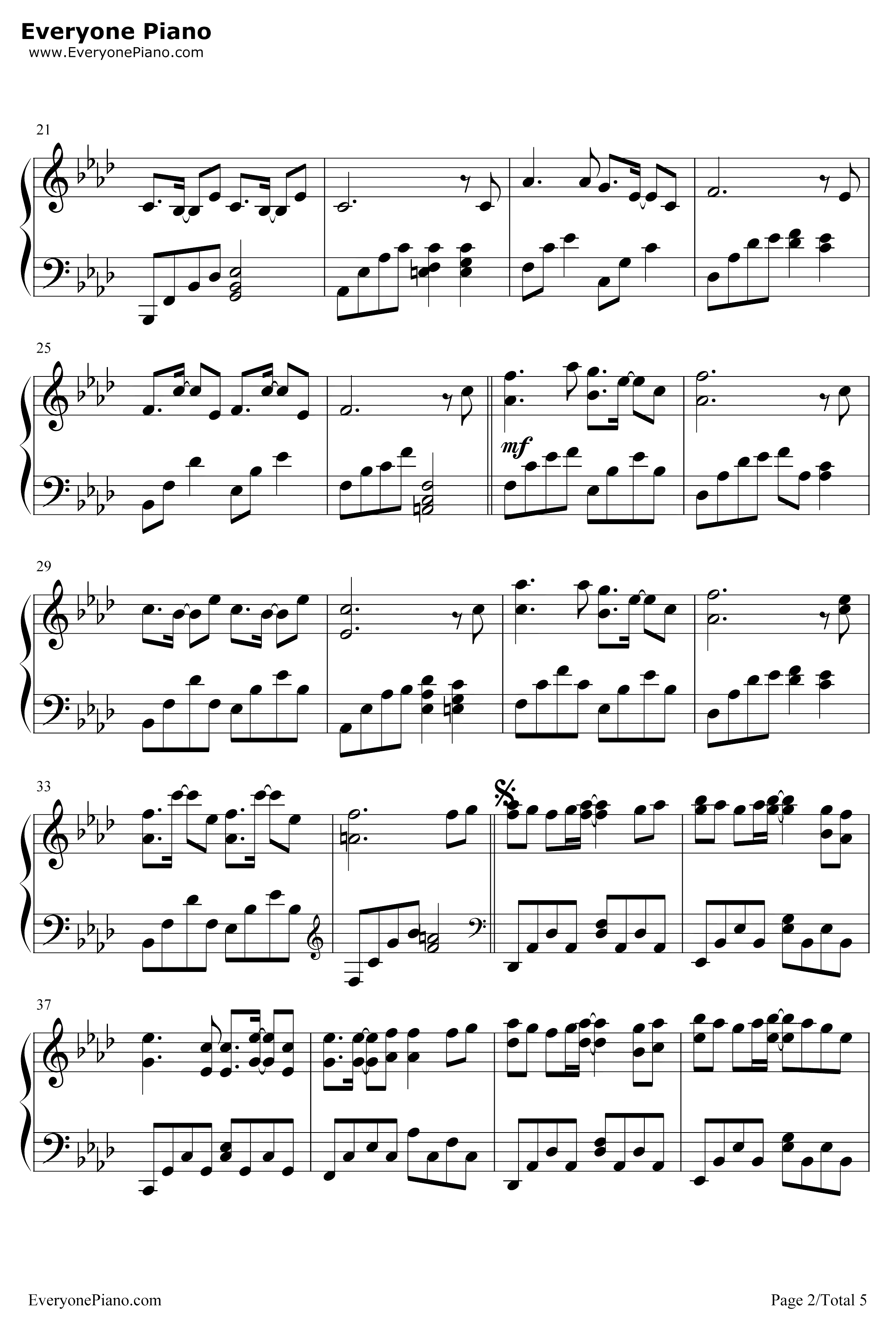 胧月钢琴谱-初音未来-完整版2