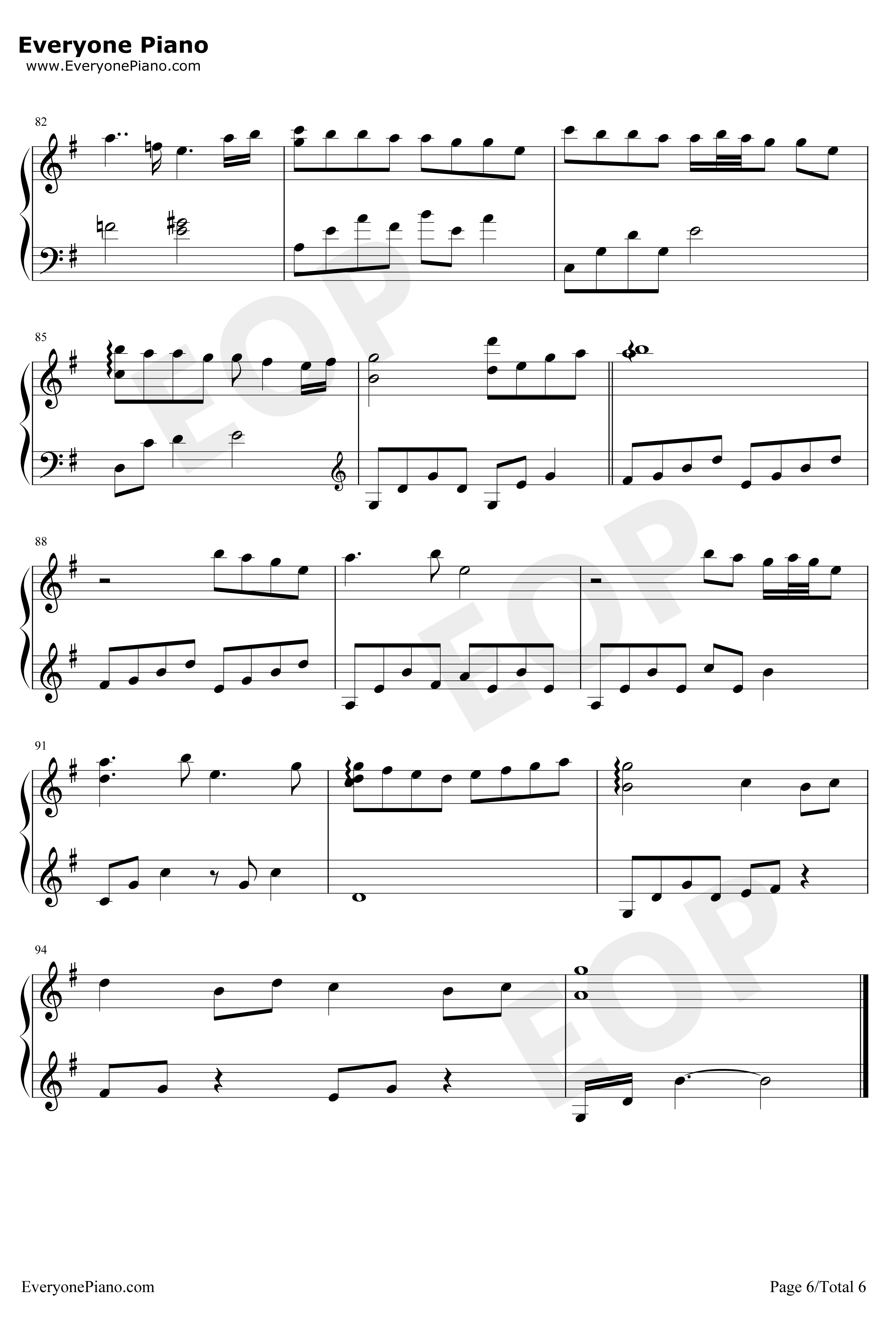 Vincent钢琴谱-Don McLean6