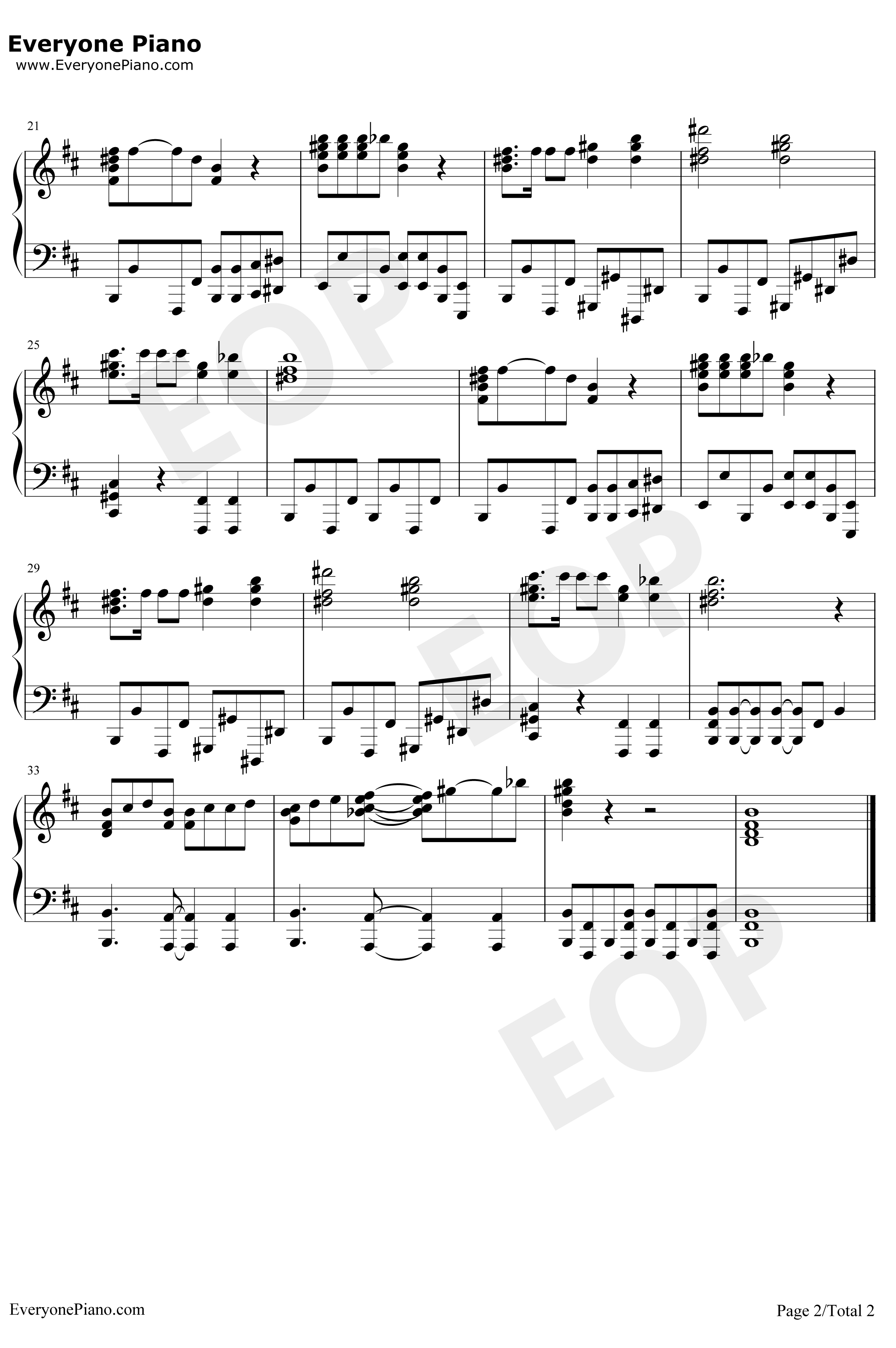 艾斯奥特曼钢琴谱-葵まさひこ-ウルトラマンエース2
