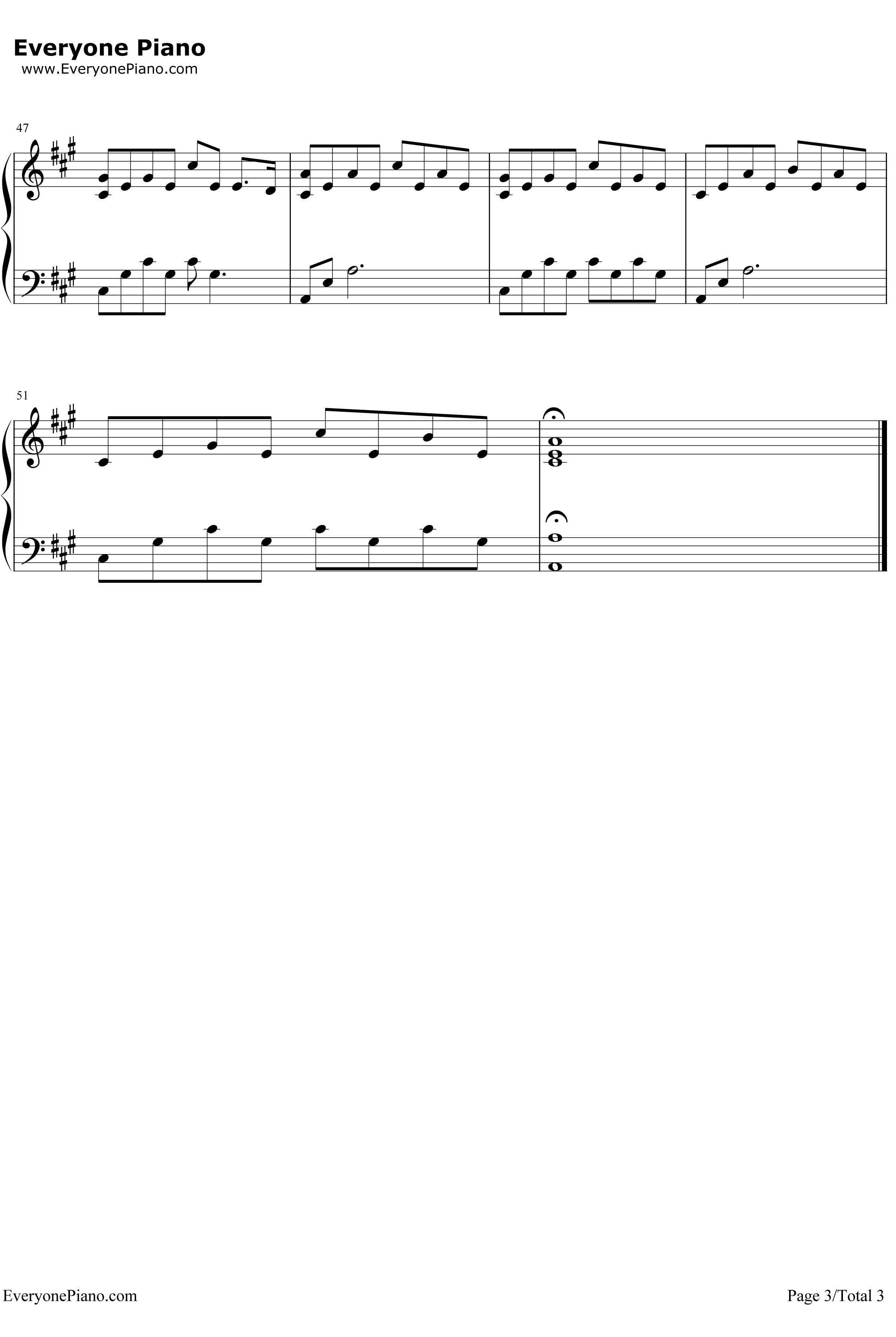 My Immortal钢琴谱--Evanescence3