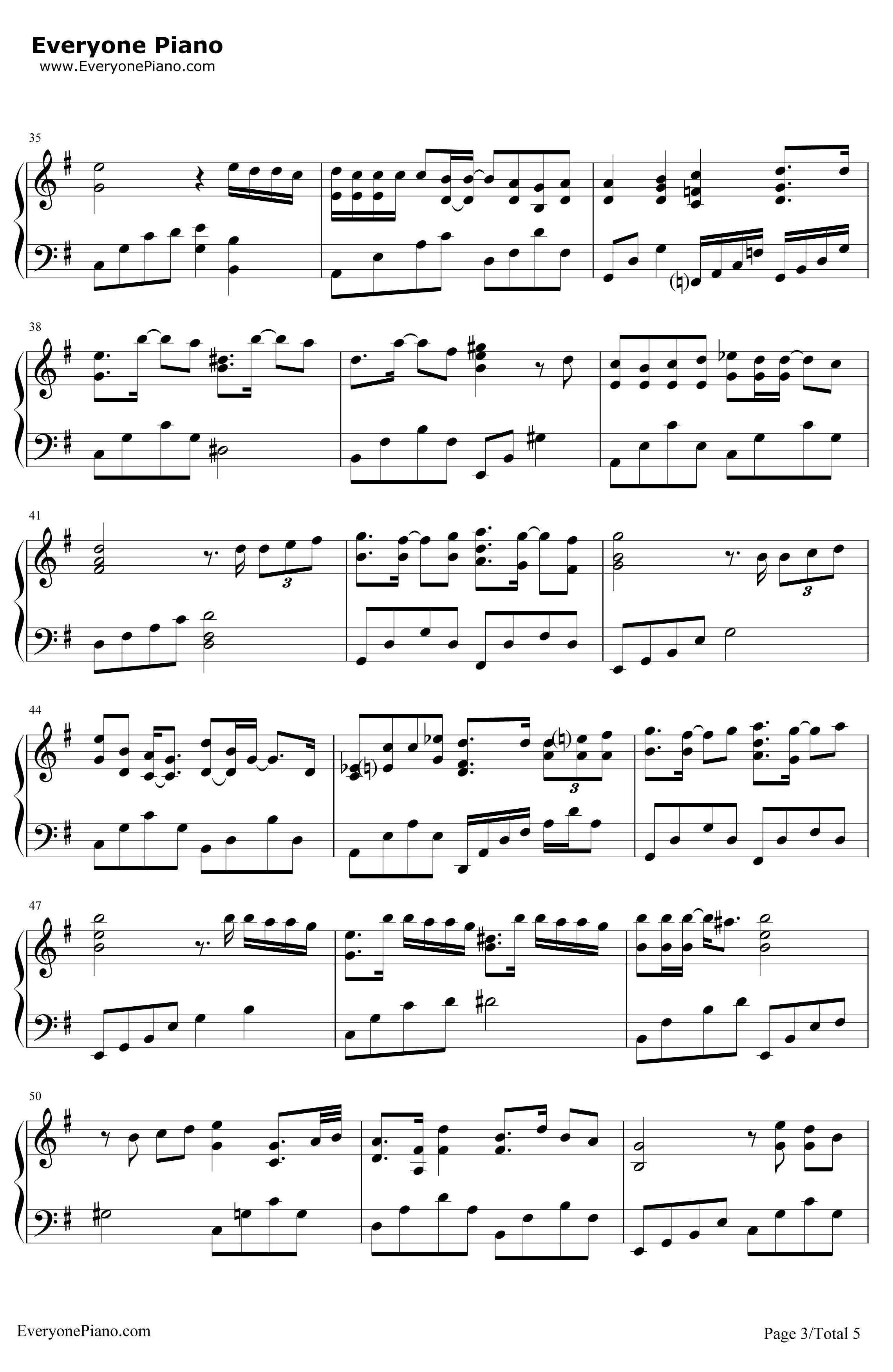 劳斯莱斯钢琴谱-何韵诗3