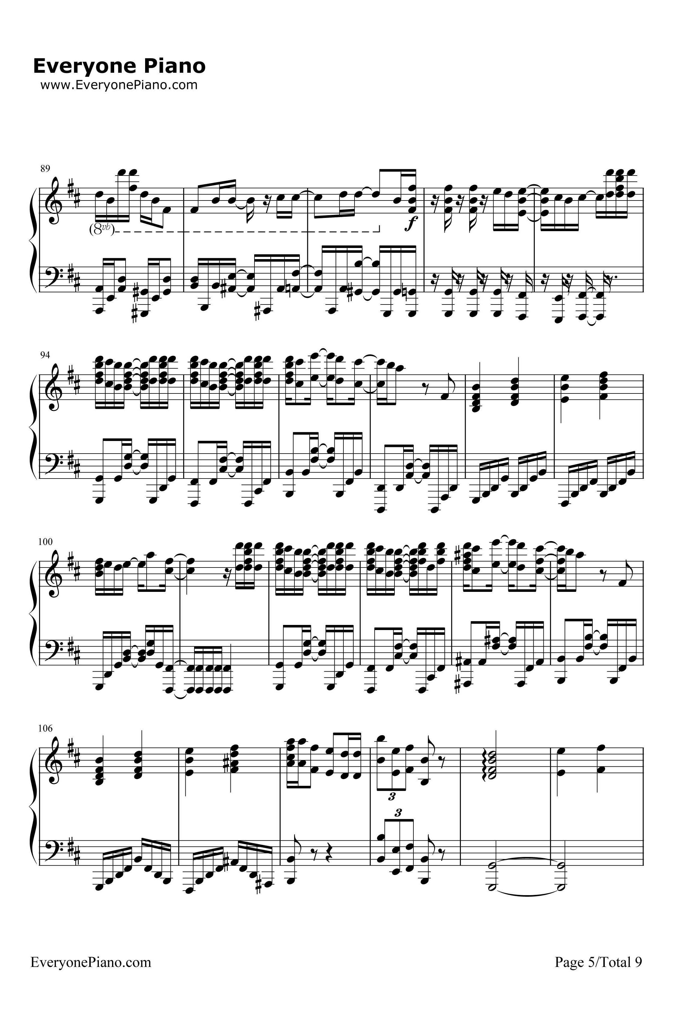 セツナドライブ钢琴谱-IA5