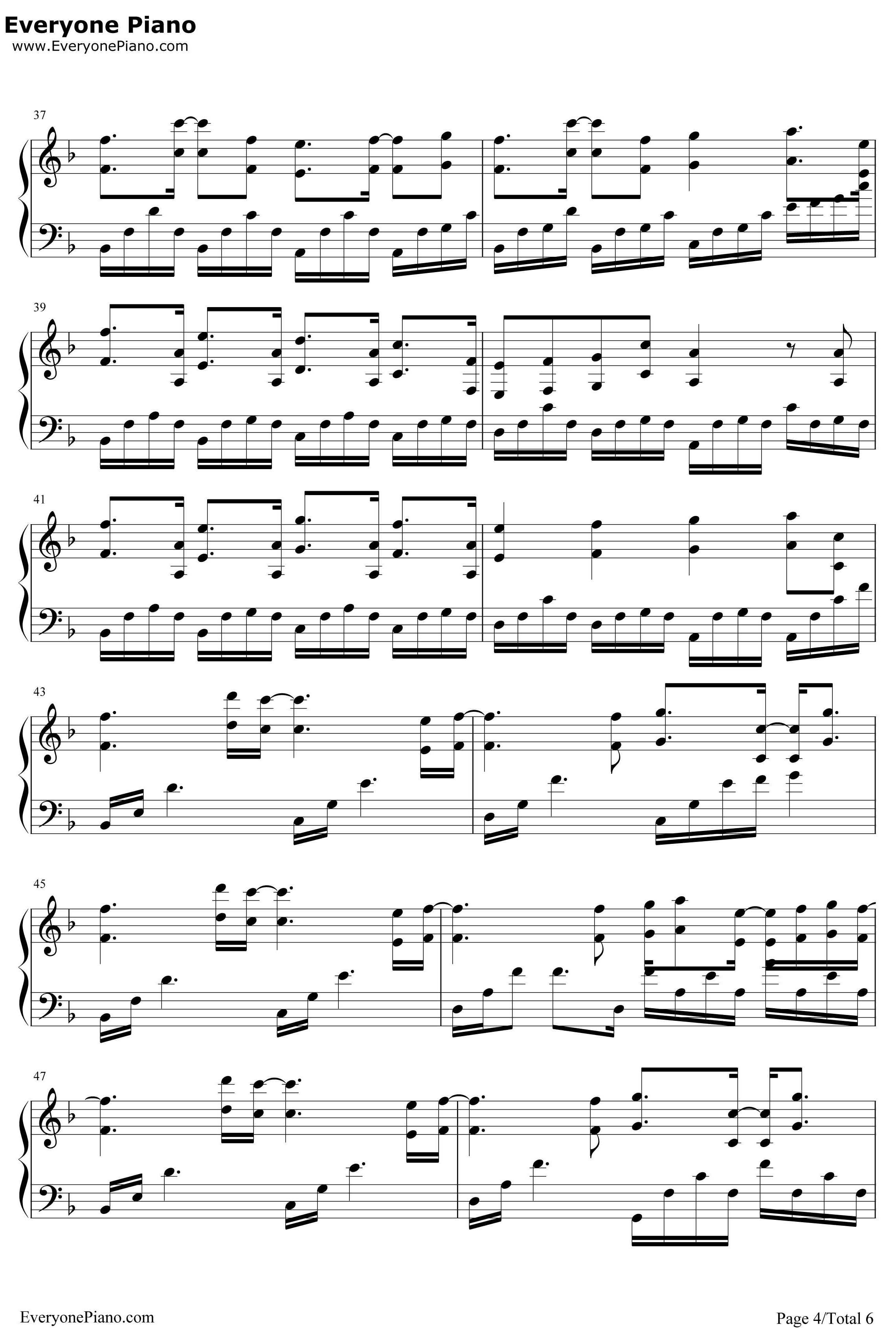 YUBIKIRI钢琴谱-Mili-GENMAN4