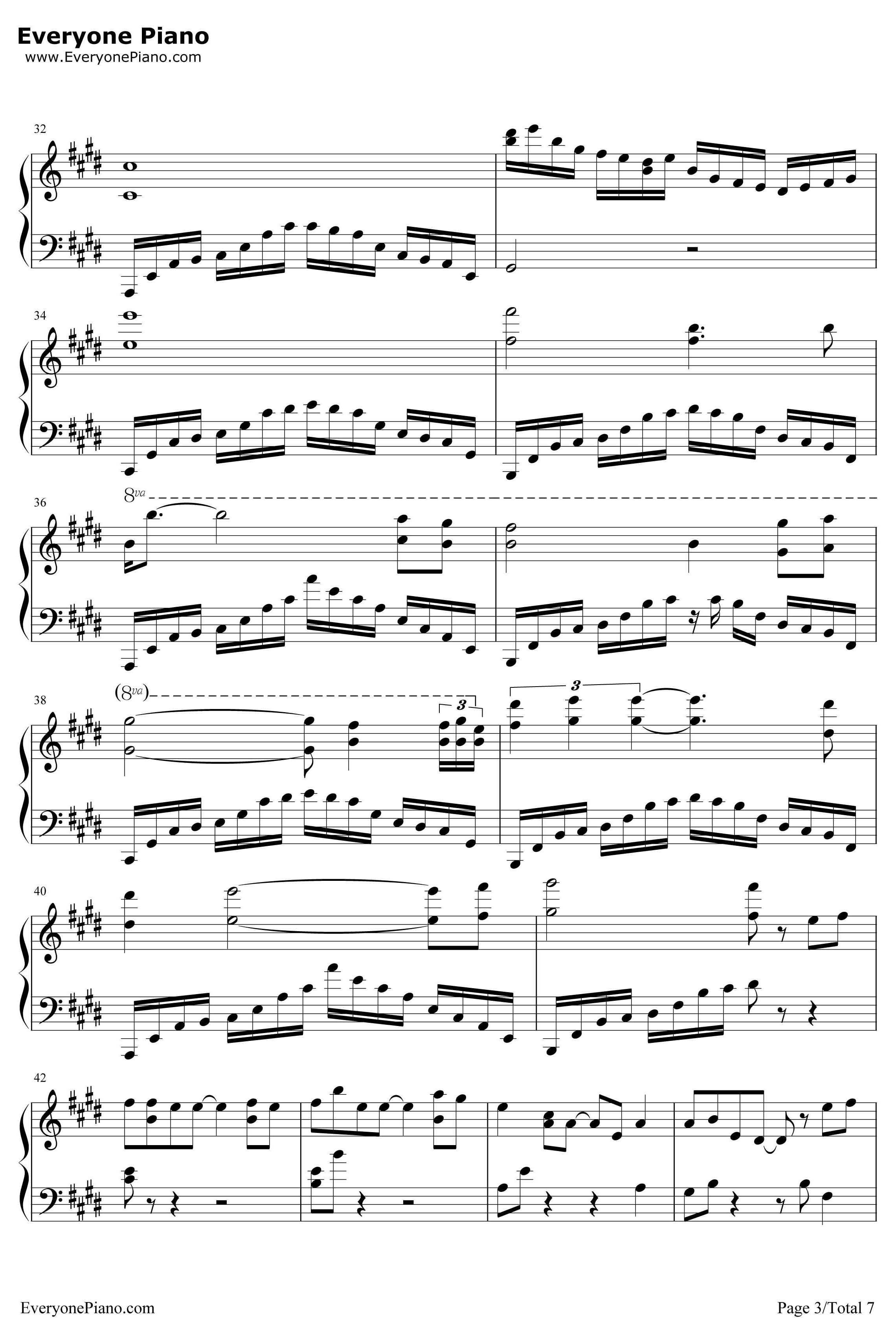 我心永恒钢琴谱-席琳·迪翁-完美版-泰坦尼克号主题曲3