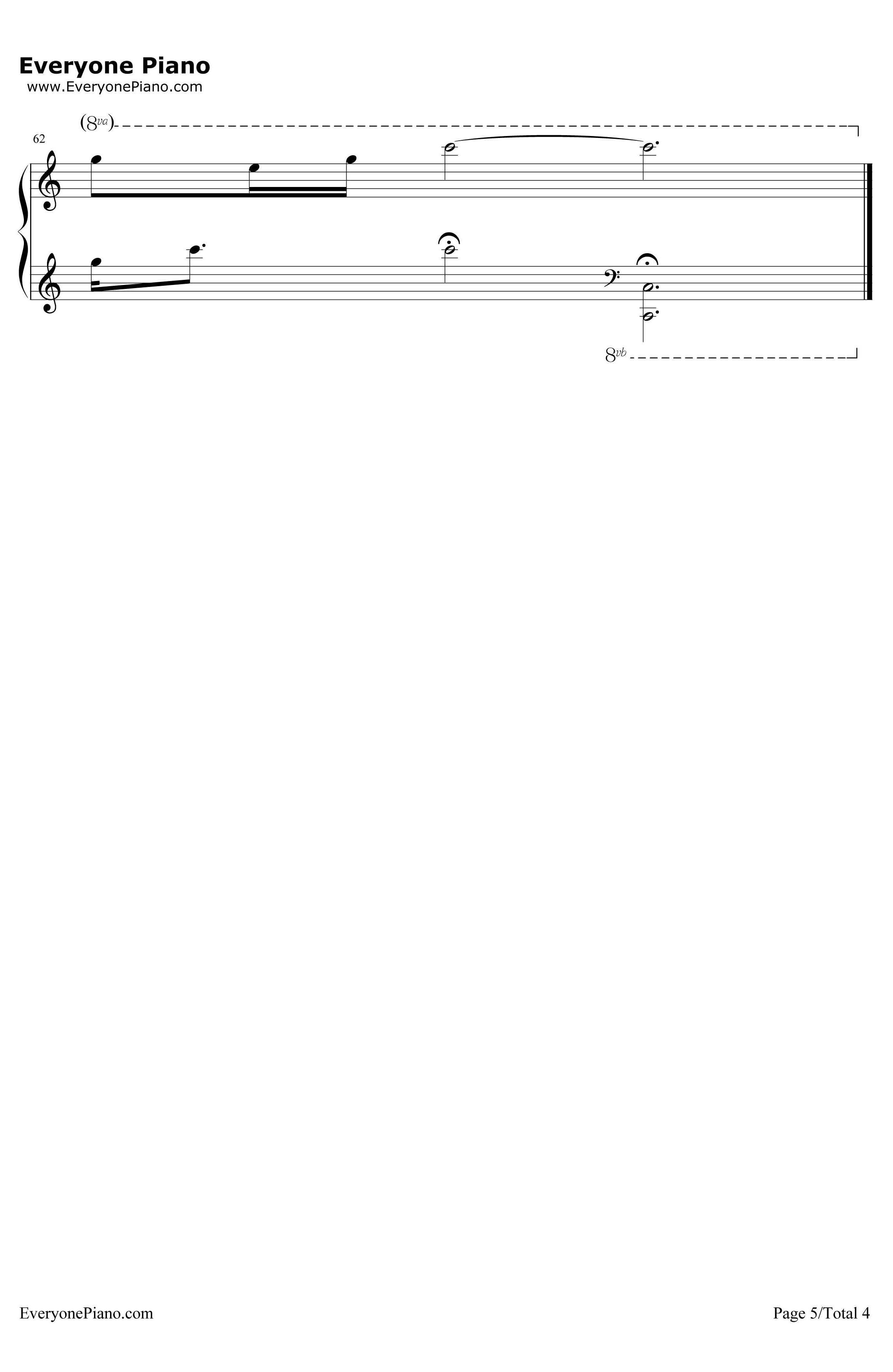 BlindFilm钢琴谱-Yiruma5