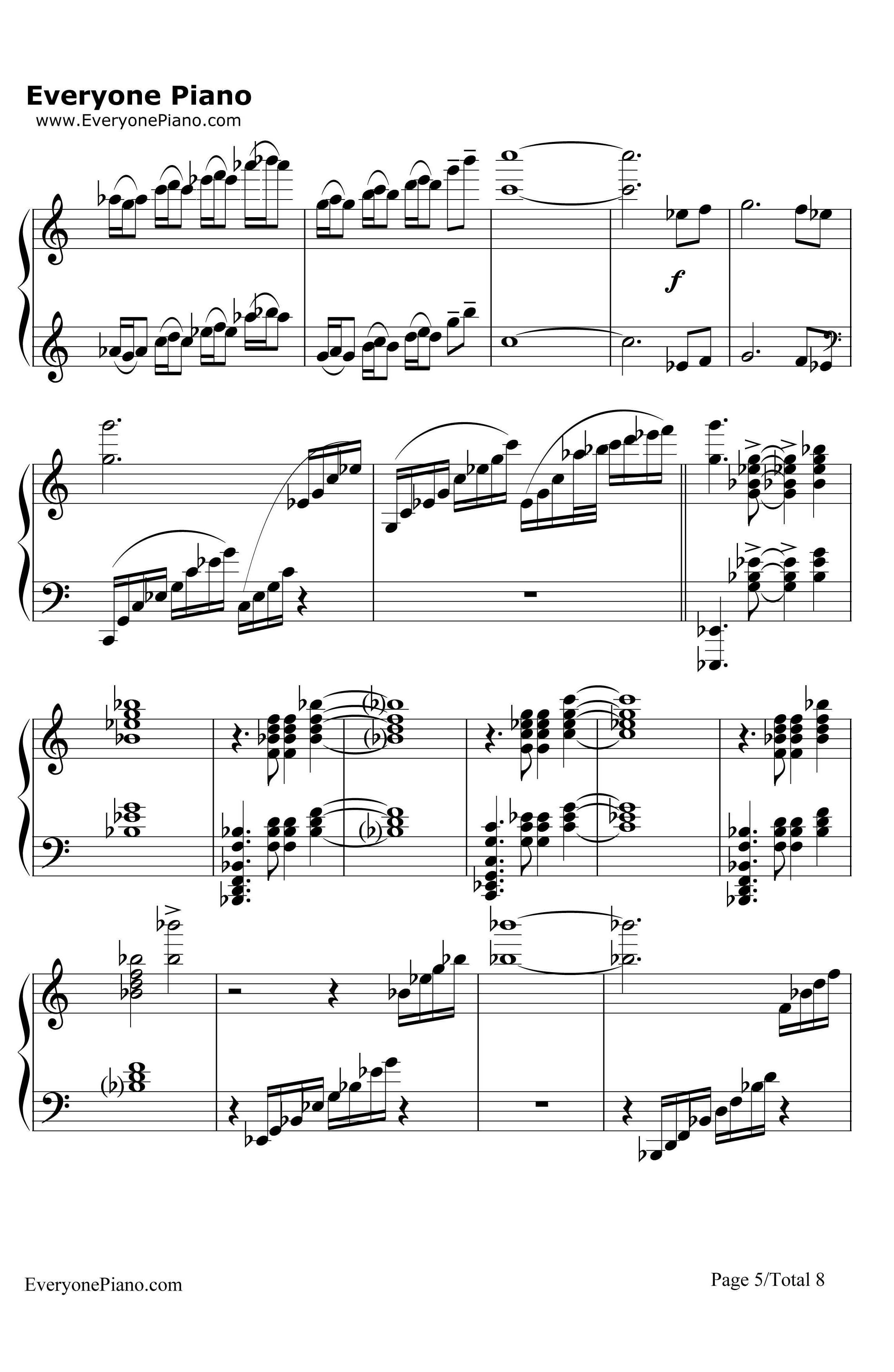 蜂鸟（Kolibre）钢琴谱-马克西姆Maksim5