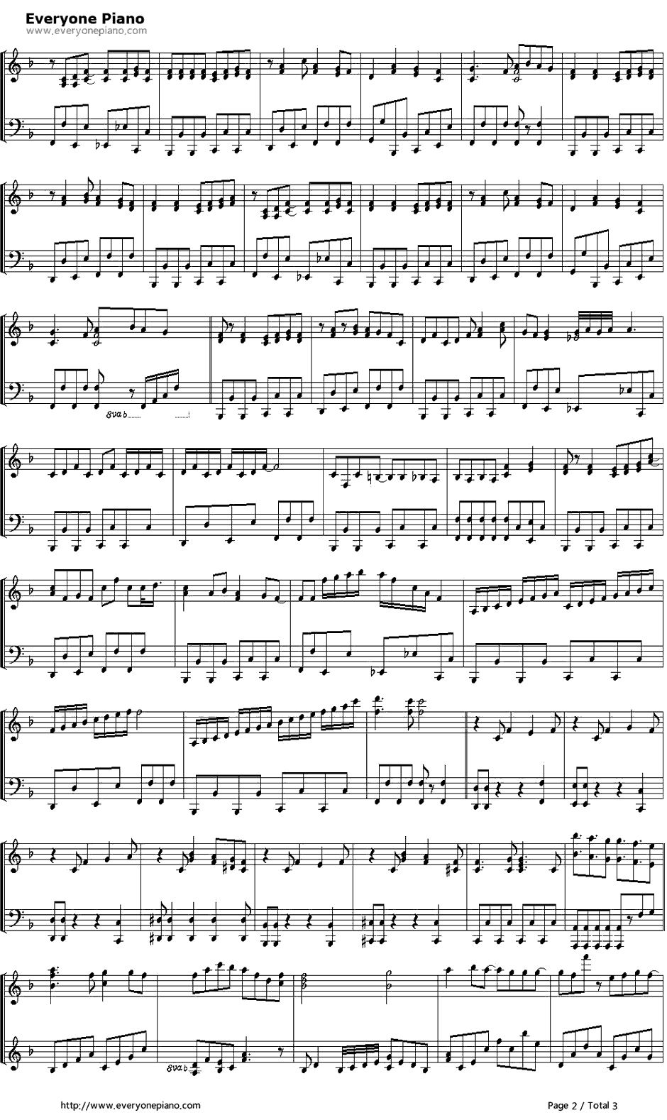 メランコリック钢琴谱-镜音リン2