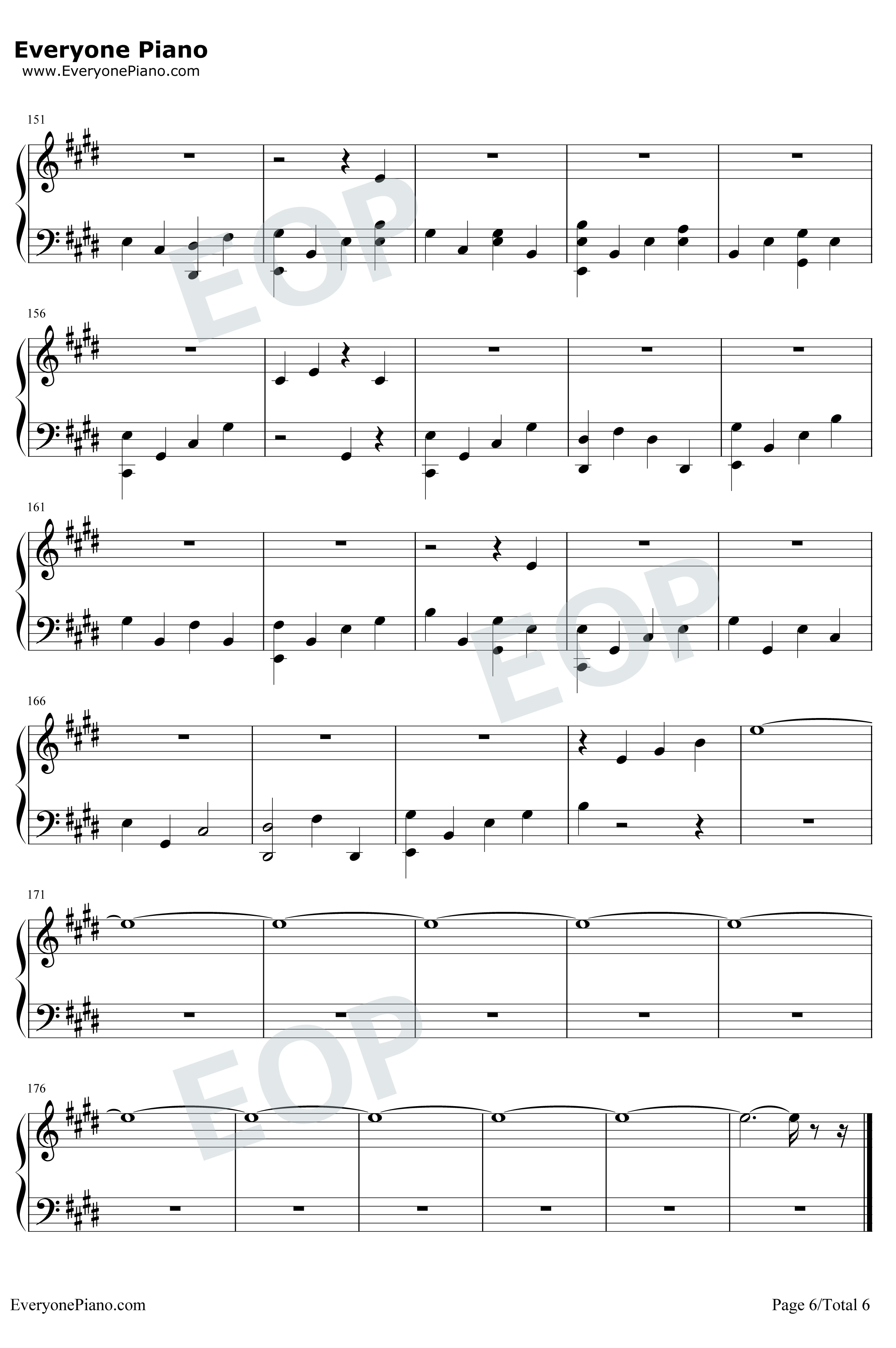 Girls钢琴谱-Rita Ora6