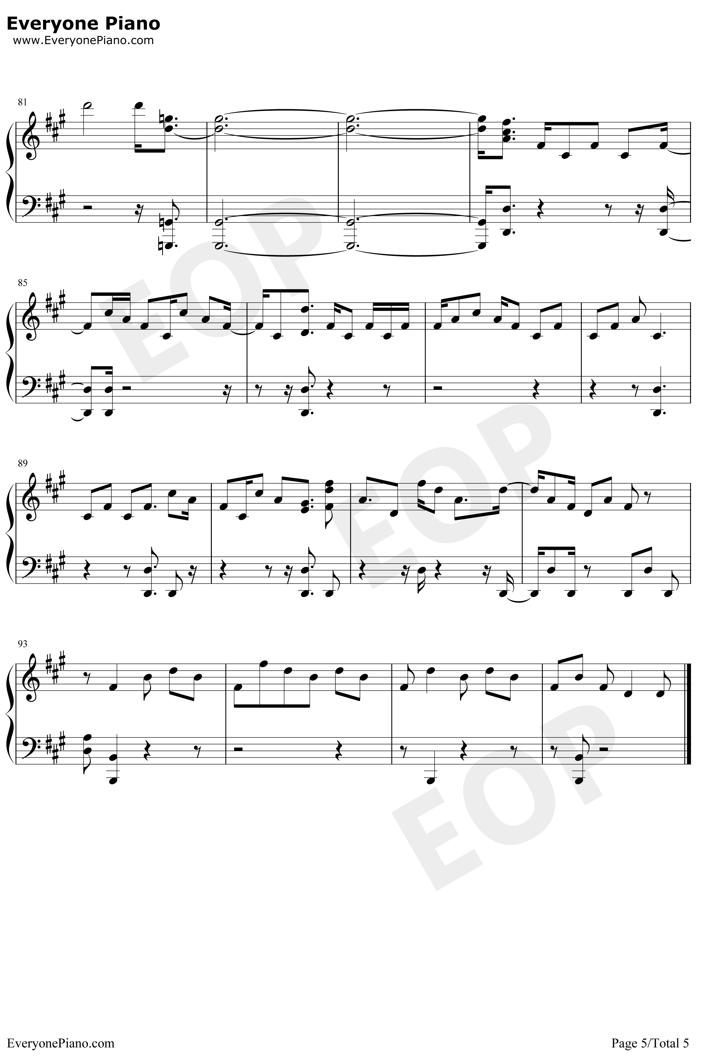 Justice League United钢琴谱-Danny Elfman5