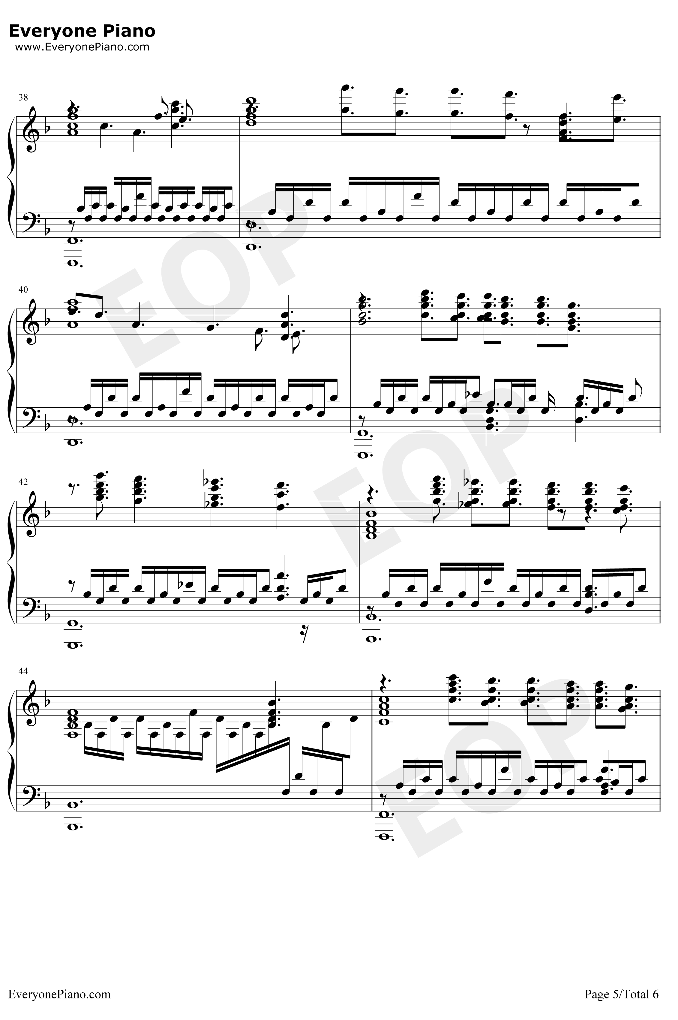 Chevaliers De Sangreal钢琴谱-HansZimmer-达芬奇密码OST5
