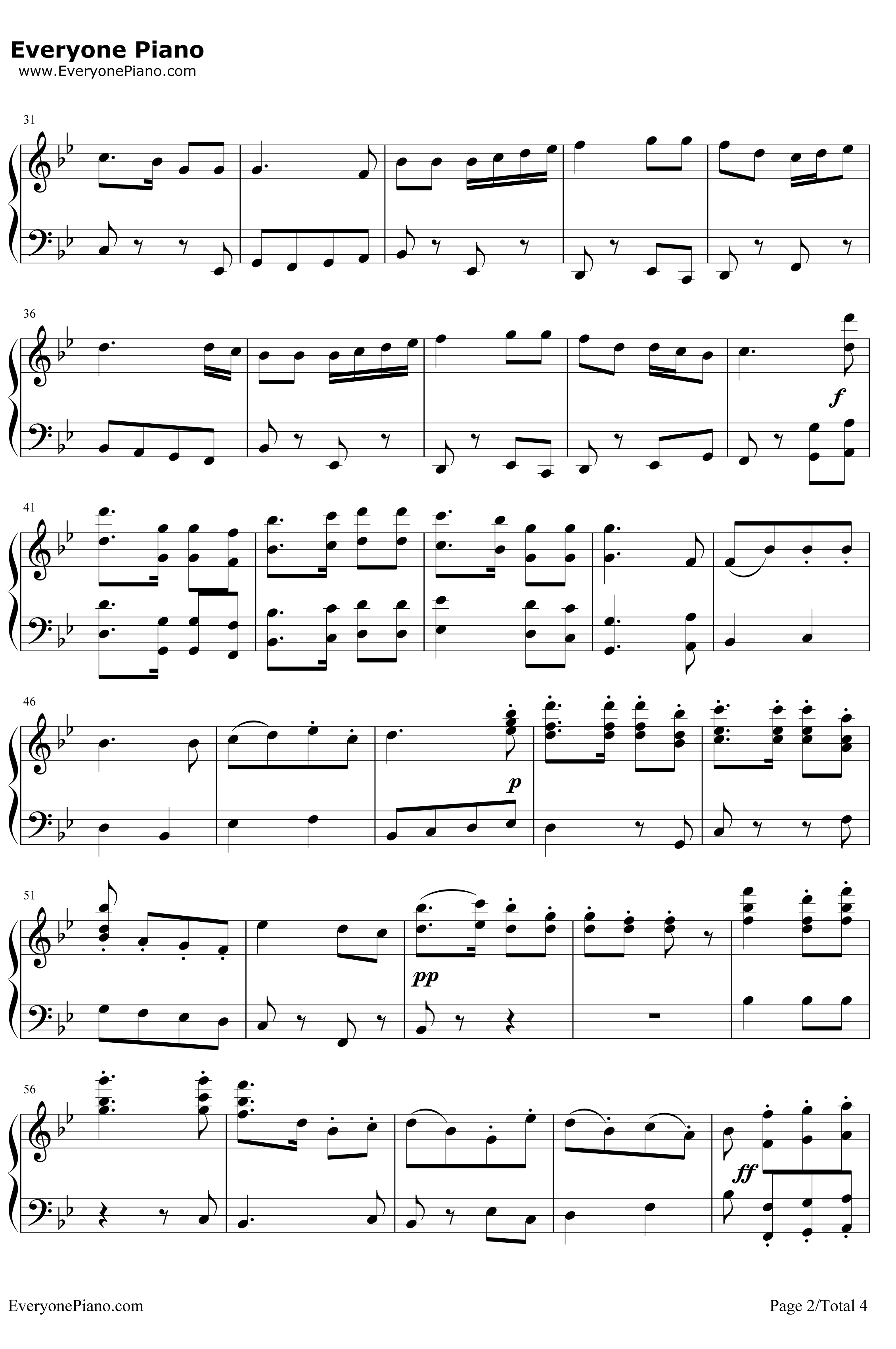 英国民歌组曲钢琴谱-沃恩·威廉斯2