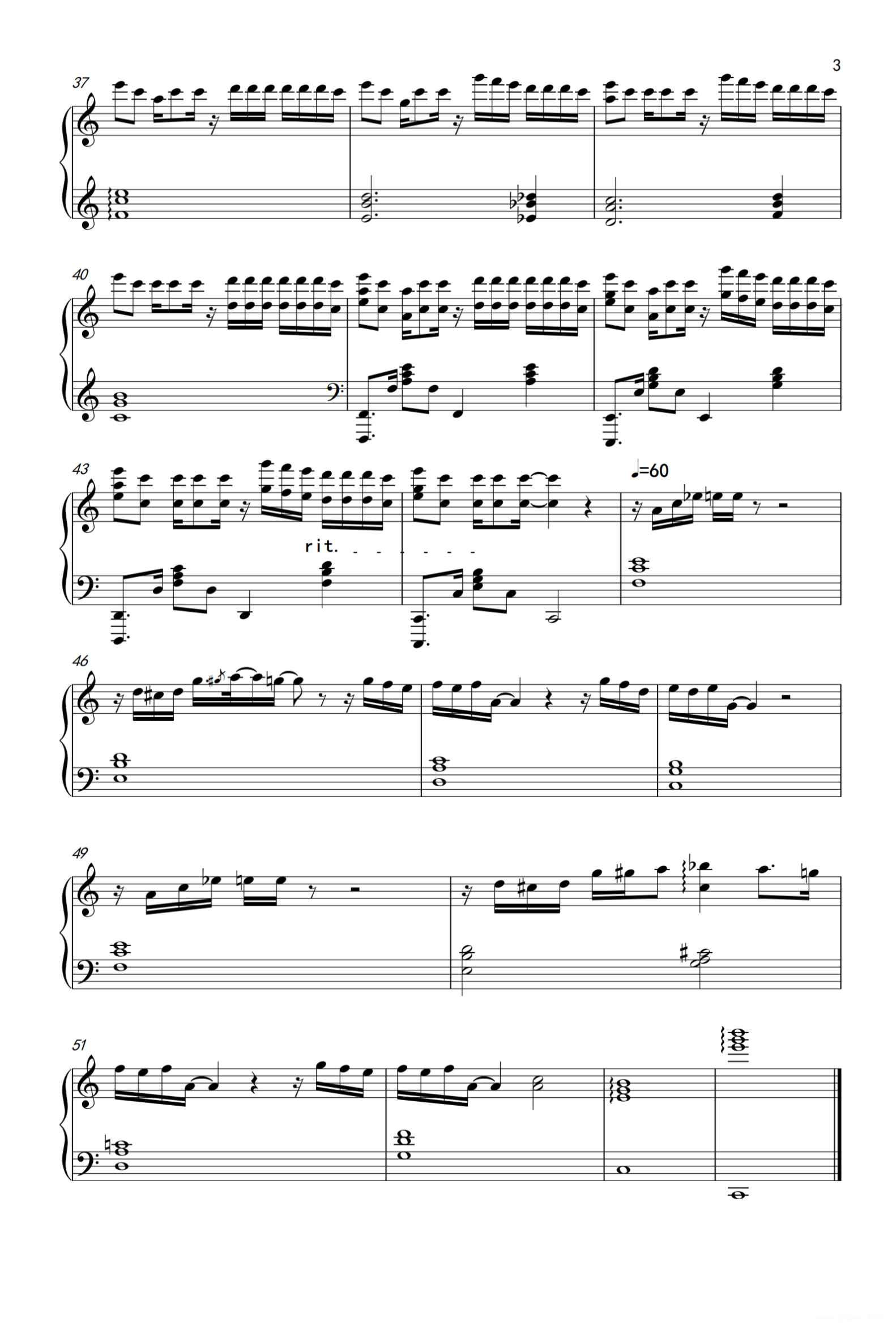 贾斯汀·比伯《Peaches》钢琴谱1
