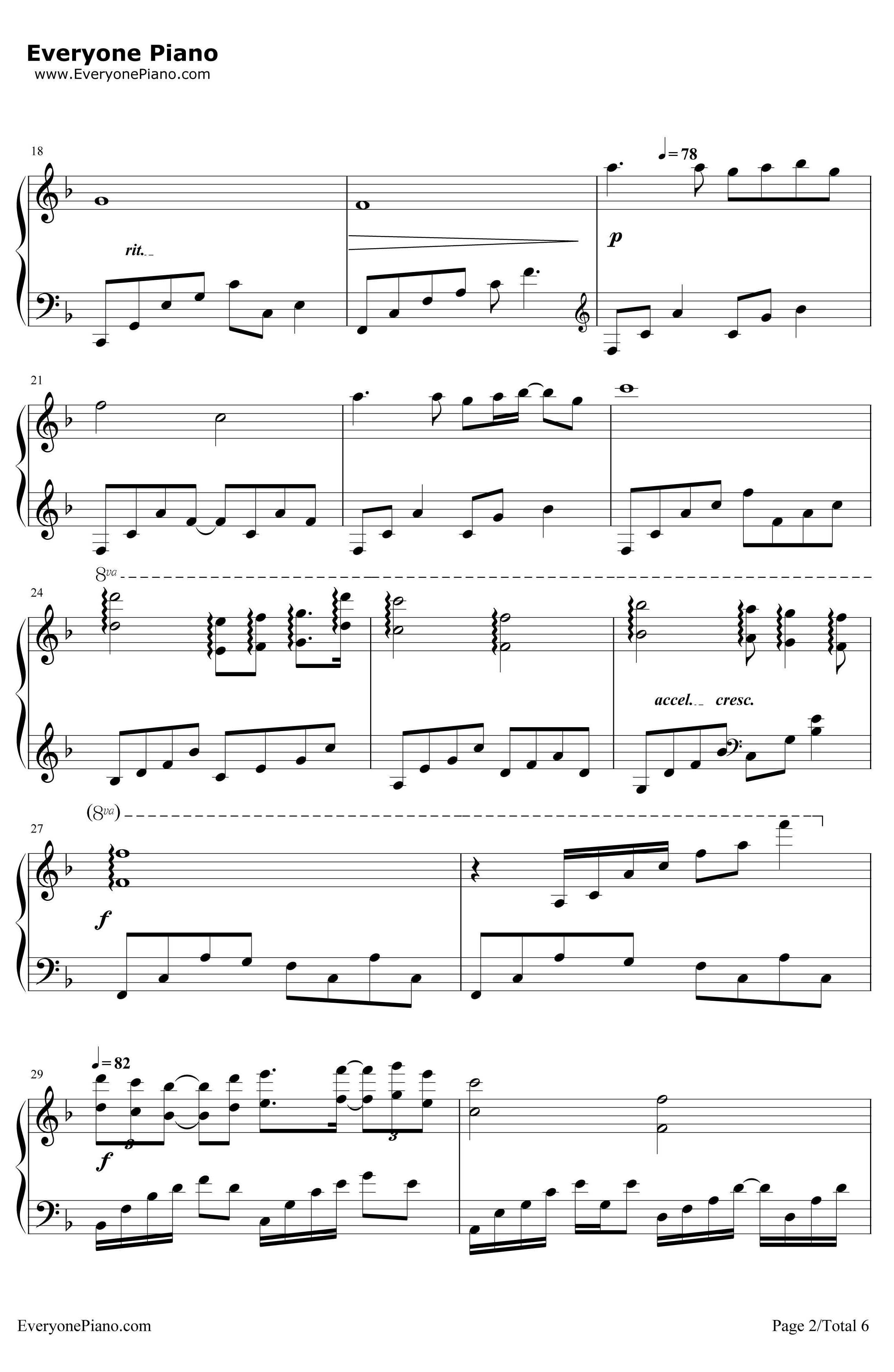 AndI...You钢琴谱-GiovanniMarradi(乔瓦尼)2