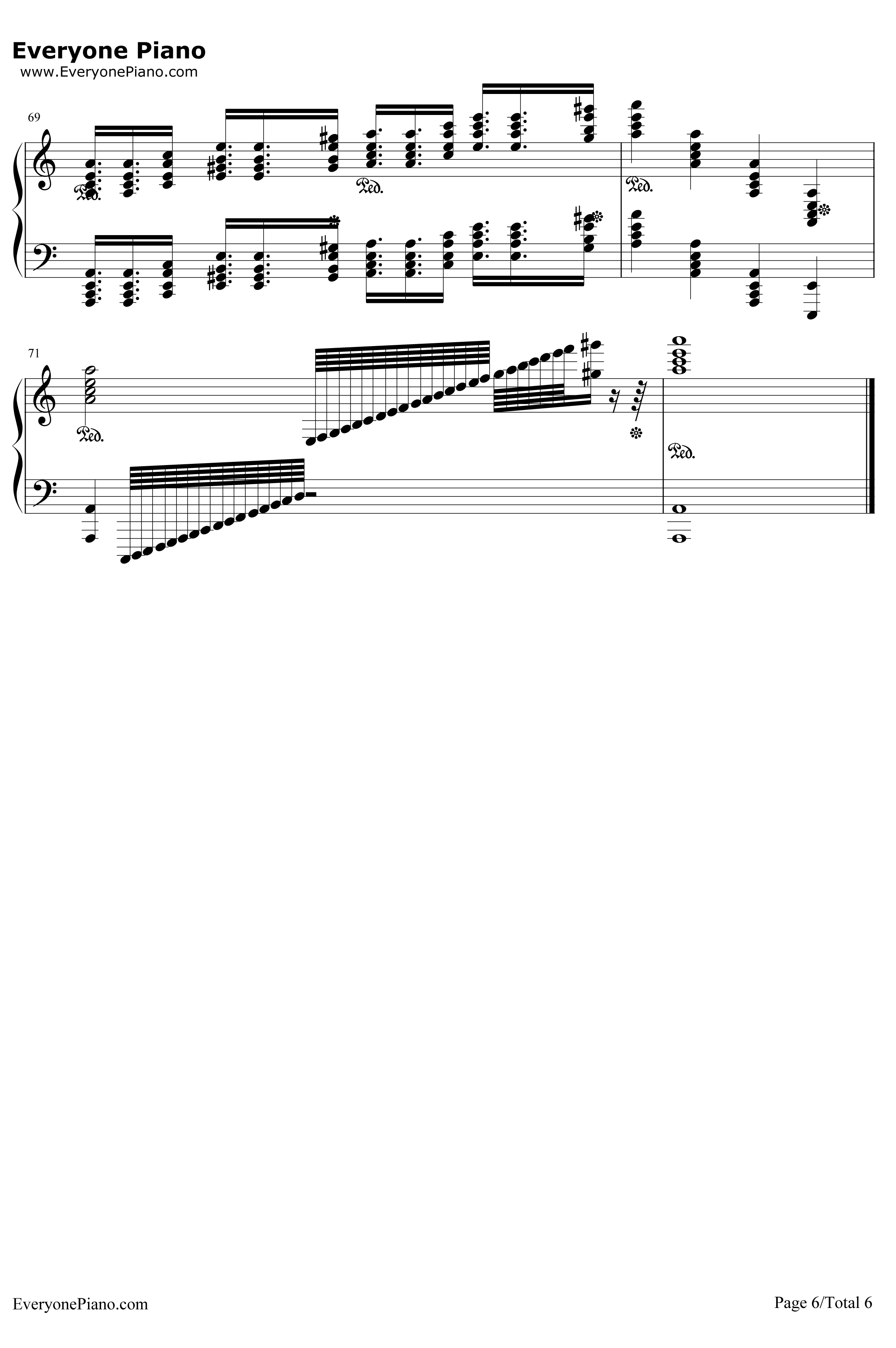 葛里格钢琴协奏曲钢琴谱-马克西姆6