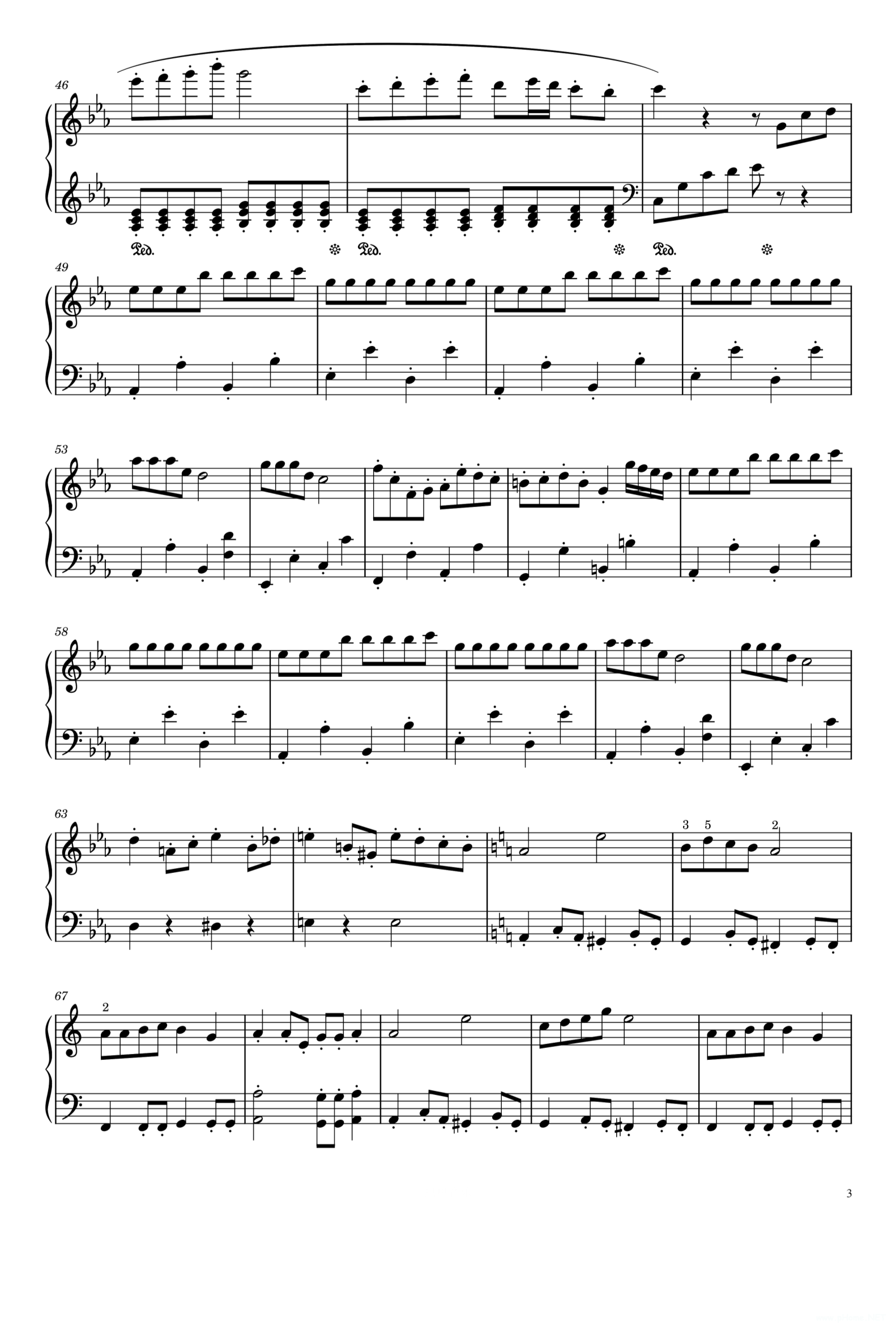 欢沁钢琴曲-林海