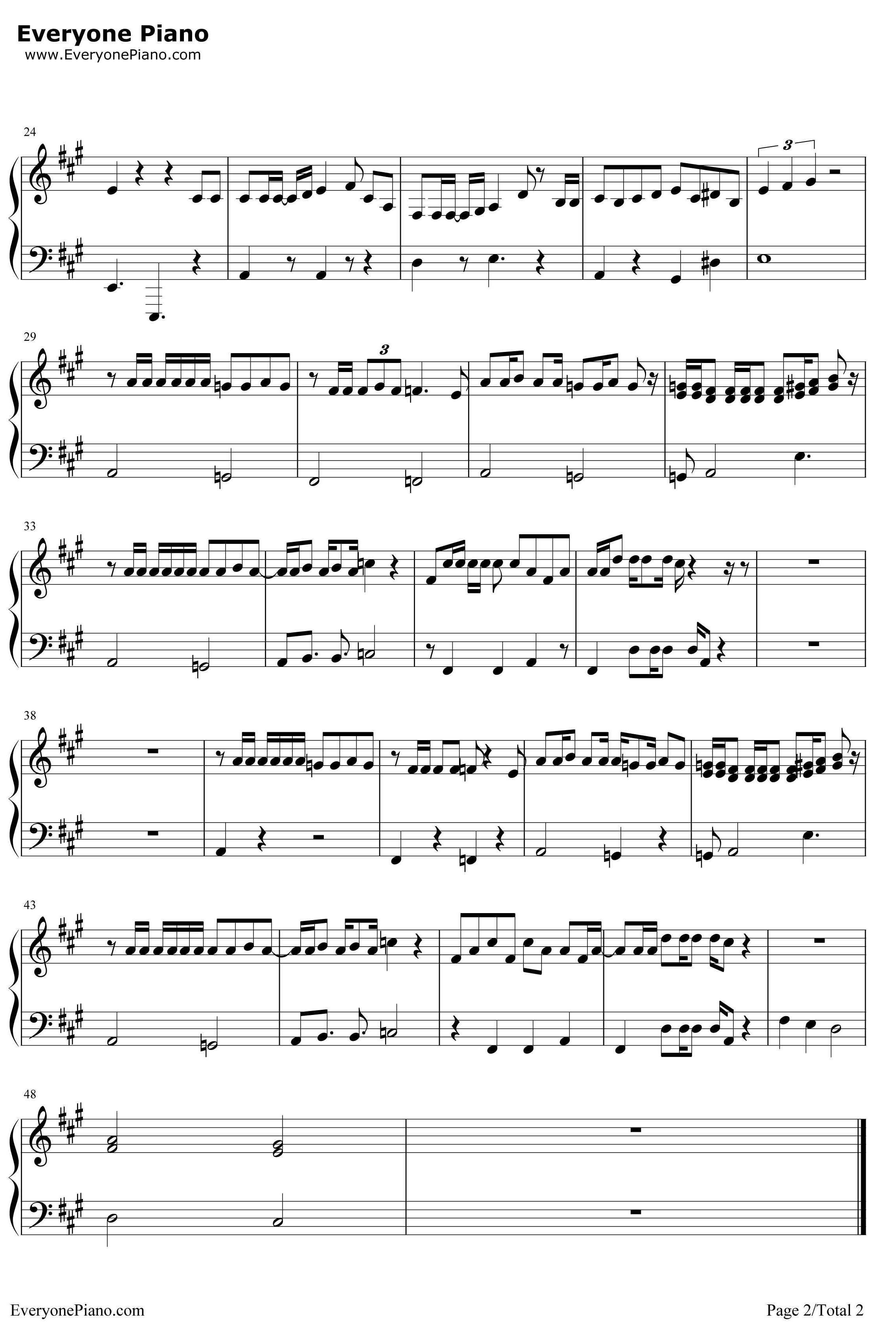 Fixer Upper钢琴谱-MaiaWilson-冰雪奇缘插曲2