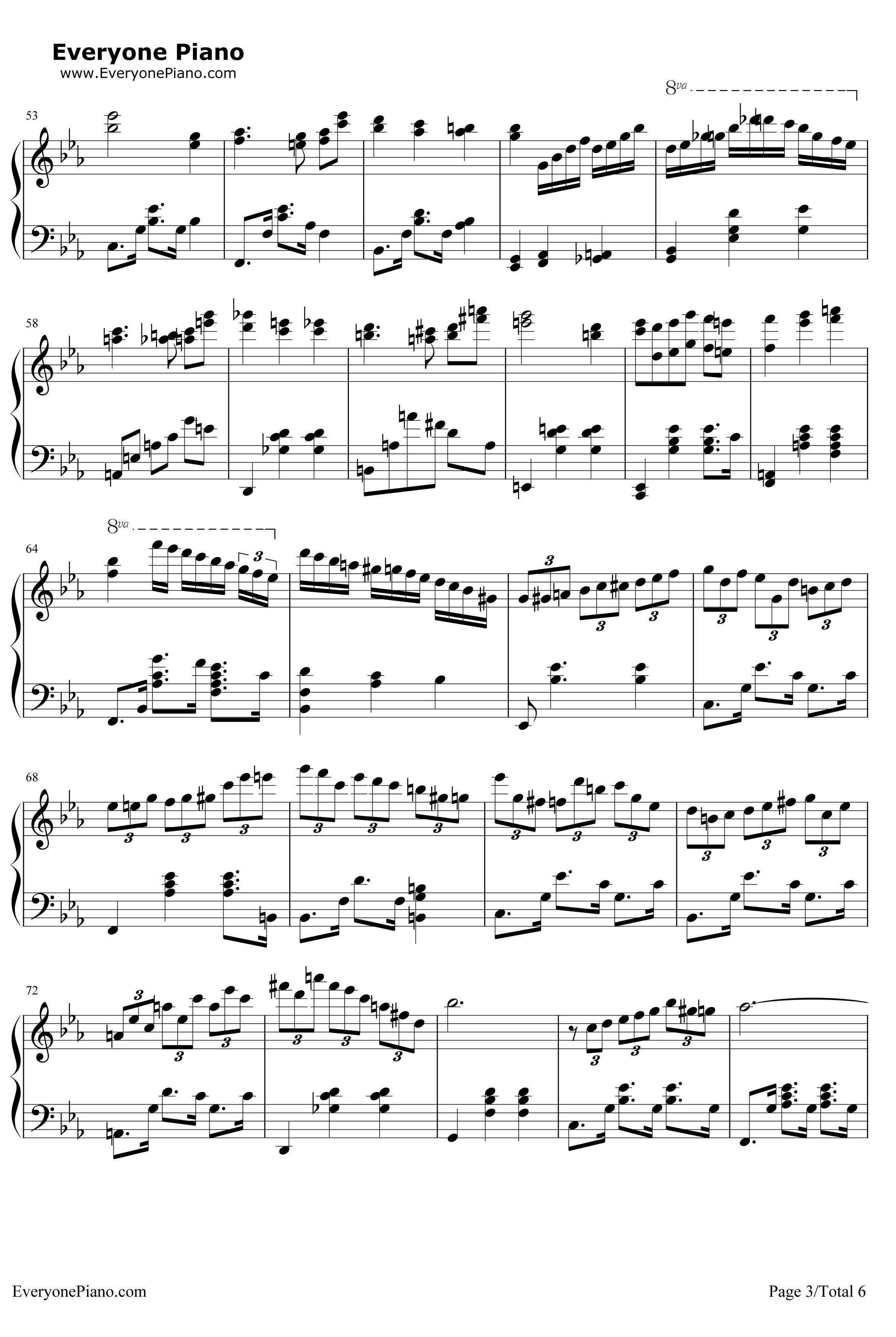 Magic Waltz钢琴谱-AmedeoTommasi-海上钢琴师3