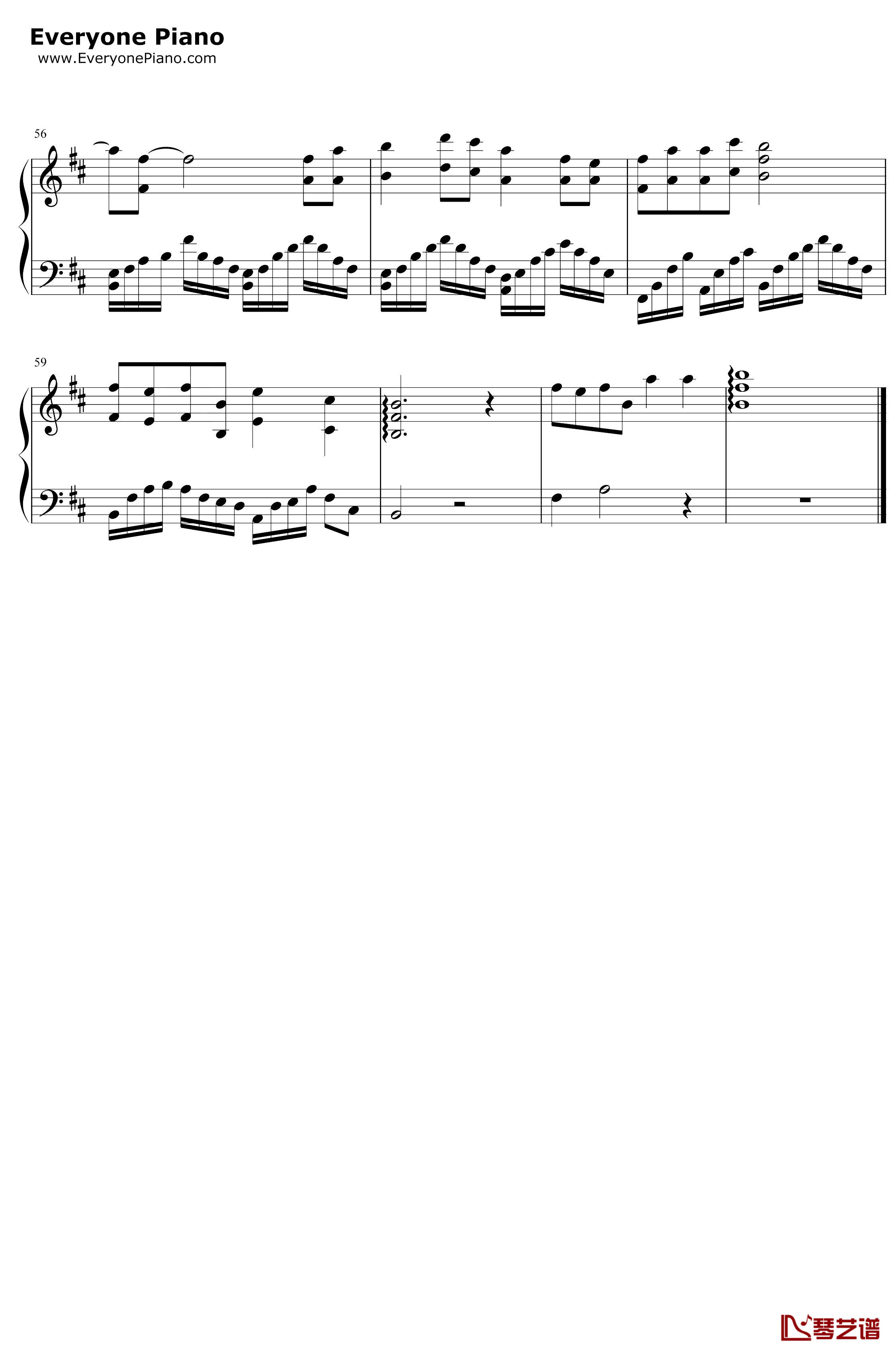 浮生辞钢琴谱-银临-完美版4