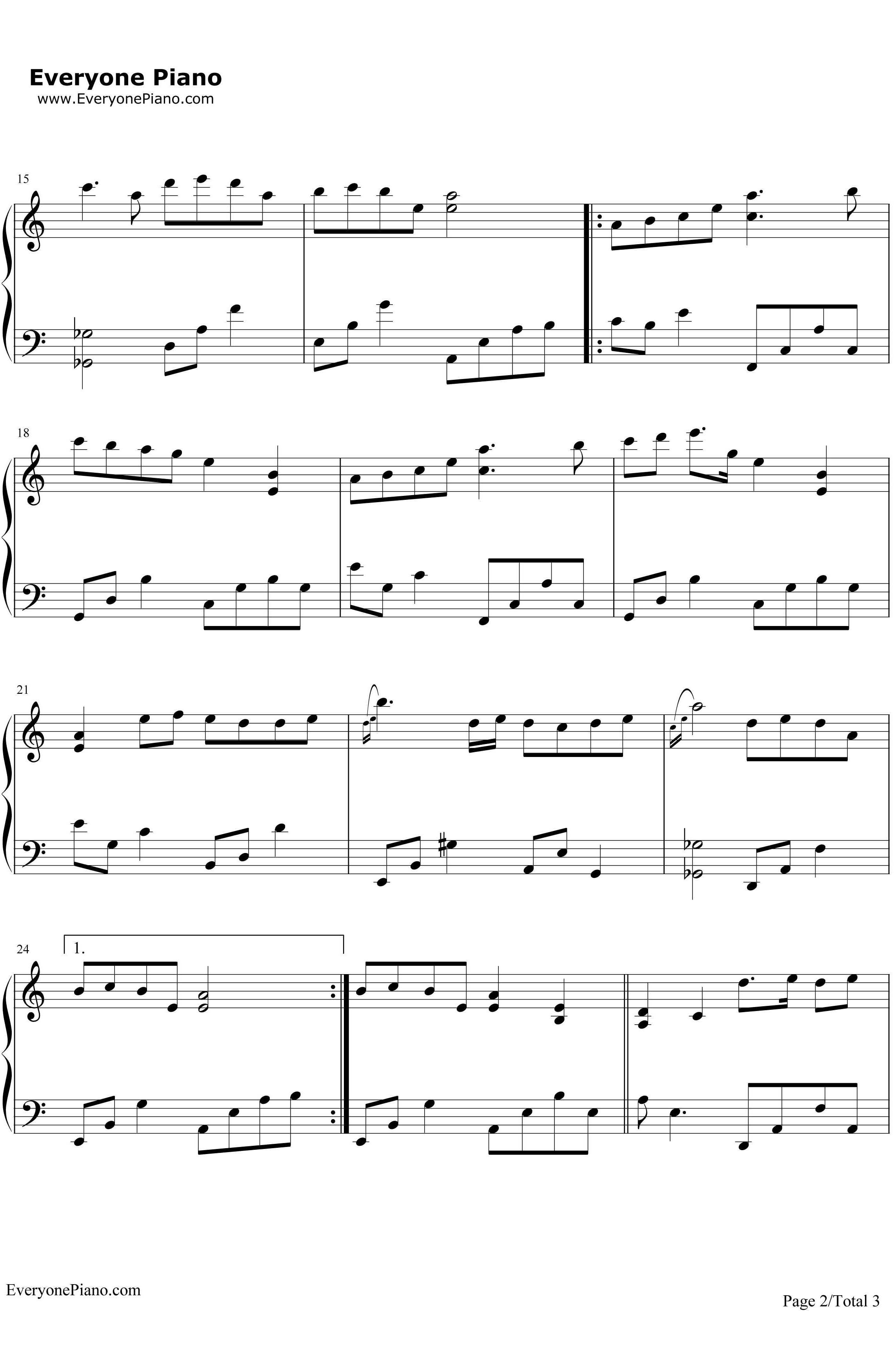 这一程情深缘浅钢琴谱-石进-夜的钢琴曲Ⅱ2