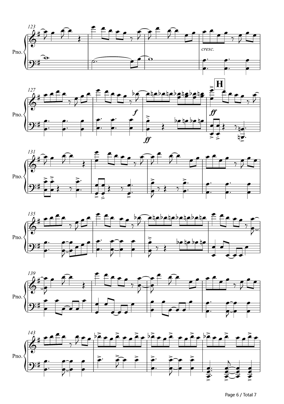 アウターサイエンス钢琴谱-IA6