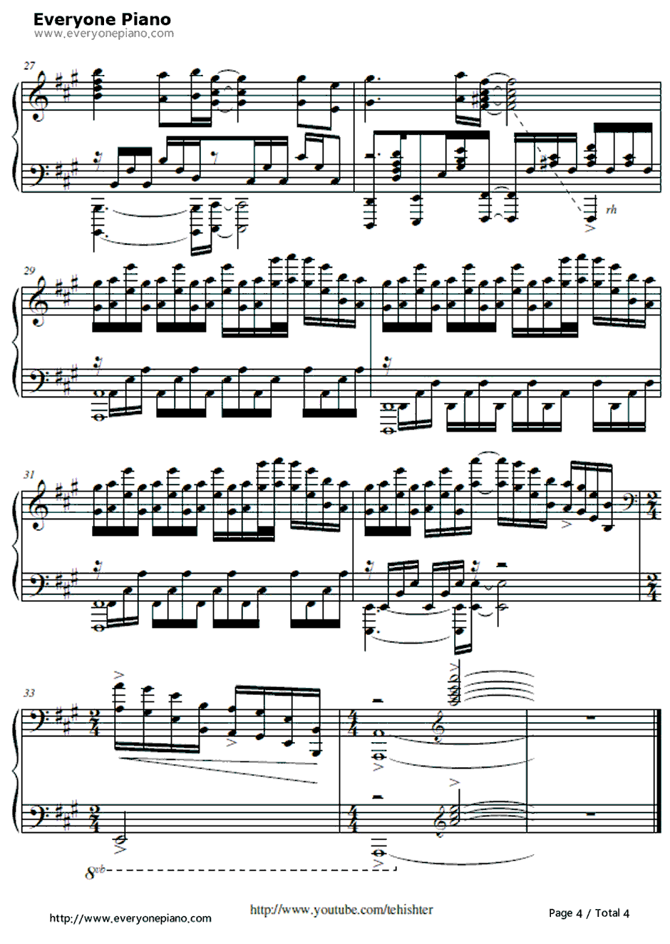 Alicemagic钢琴谱-Rita-LittleBusters!ED4