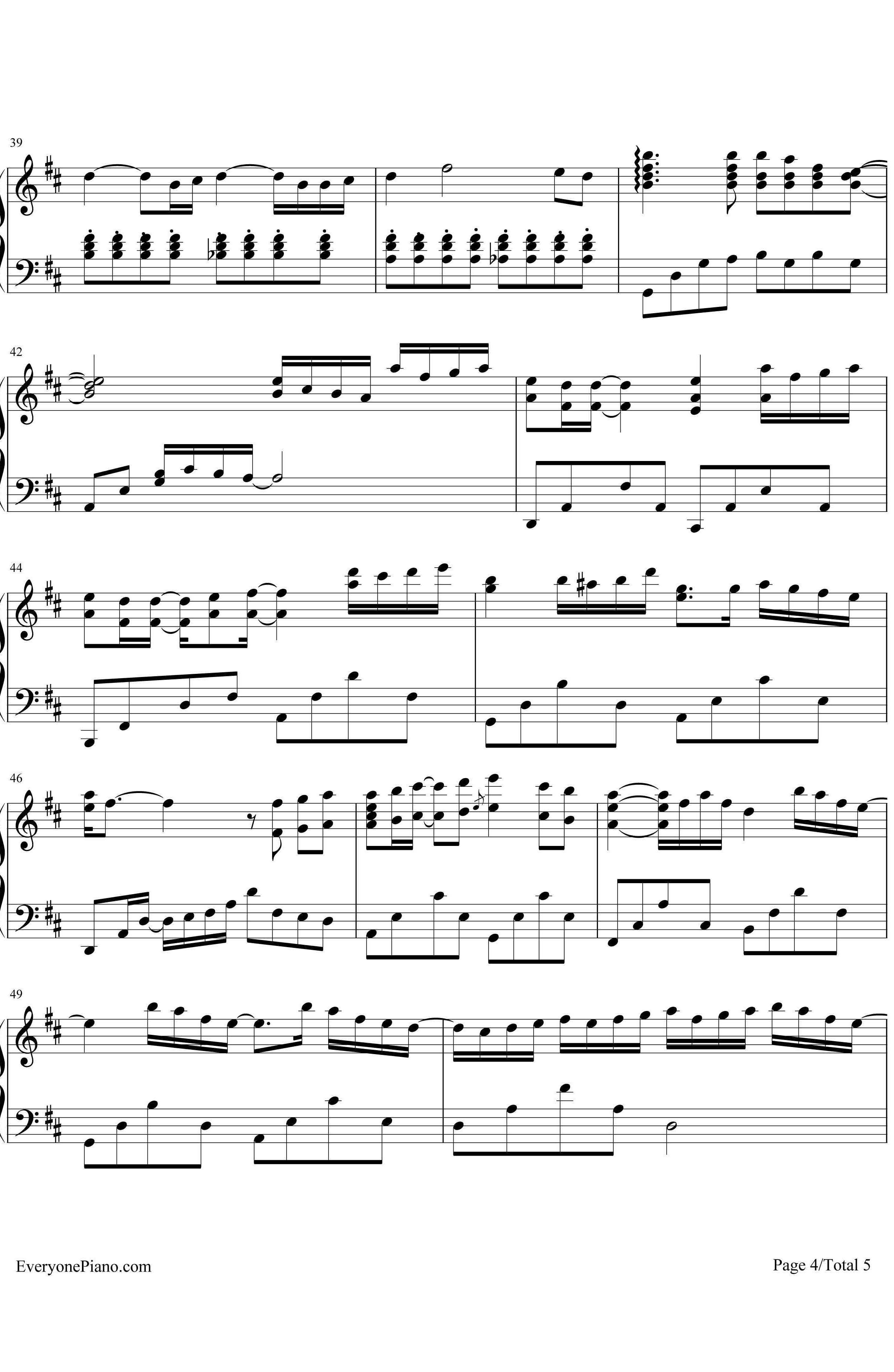 Spring钢琴谱-久石让-PianoStoriesIV4