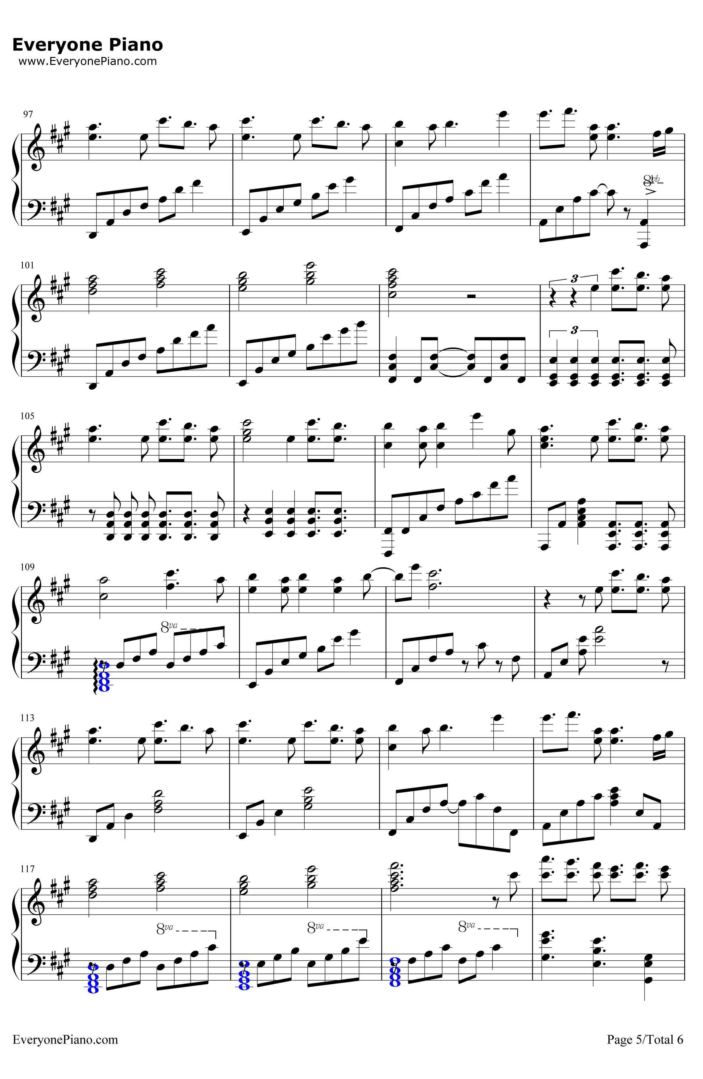 Dear钢琴谱-初音未来19'sSoundFactory-游戏《初音ミク-ProjectDIVA-F2nd》OST5