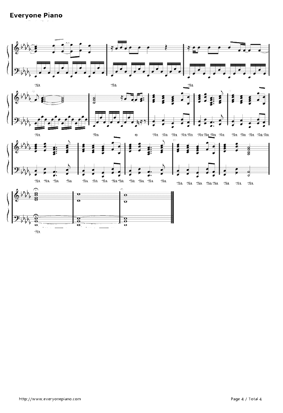 Decode钢琴谱-Paramore4