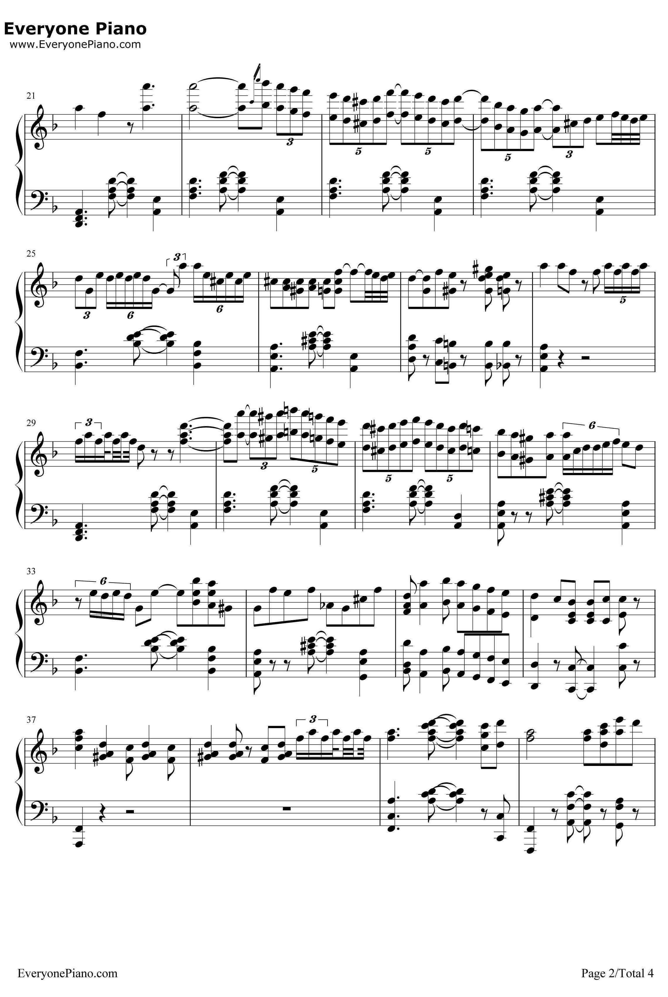 The Crave钢琴谱-杰利·罗尔·莫顿JellyRollMorton-海上钢琴师插曲爵士版2