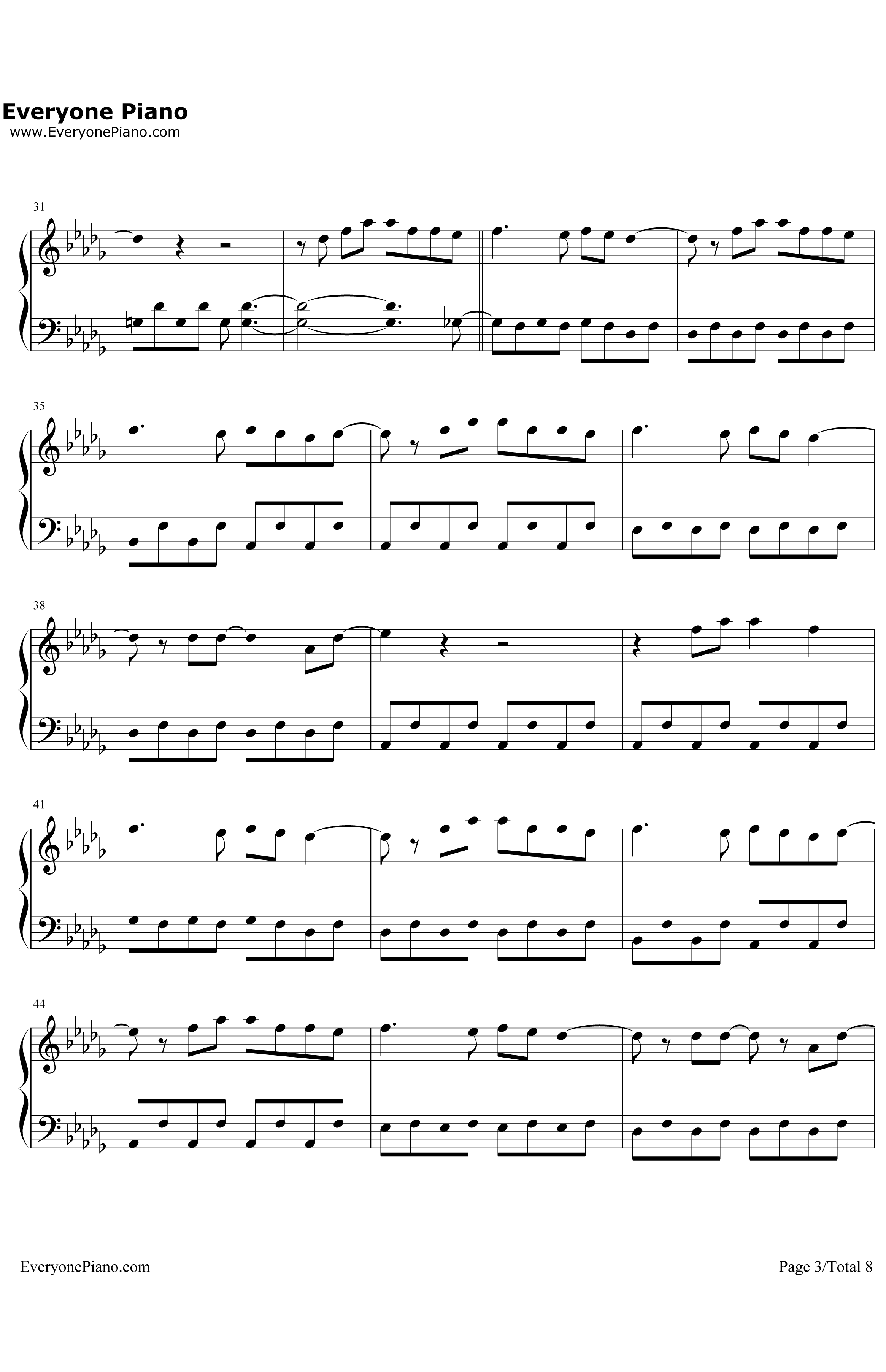 LetItGo钢琴谱-JamesBay3