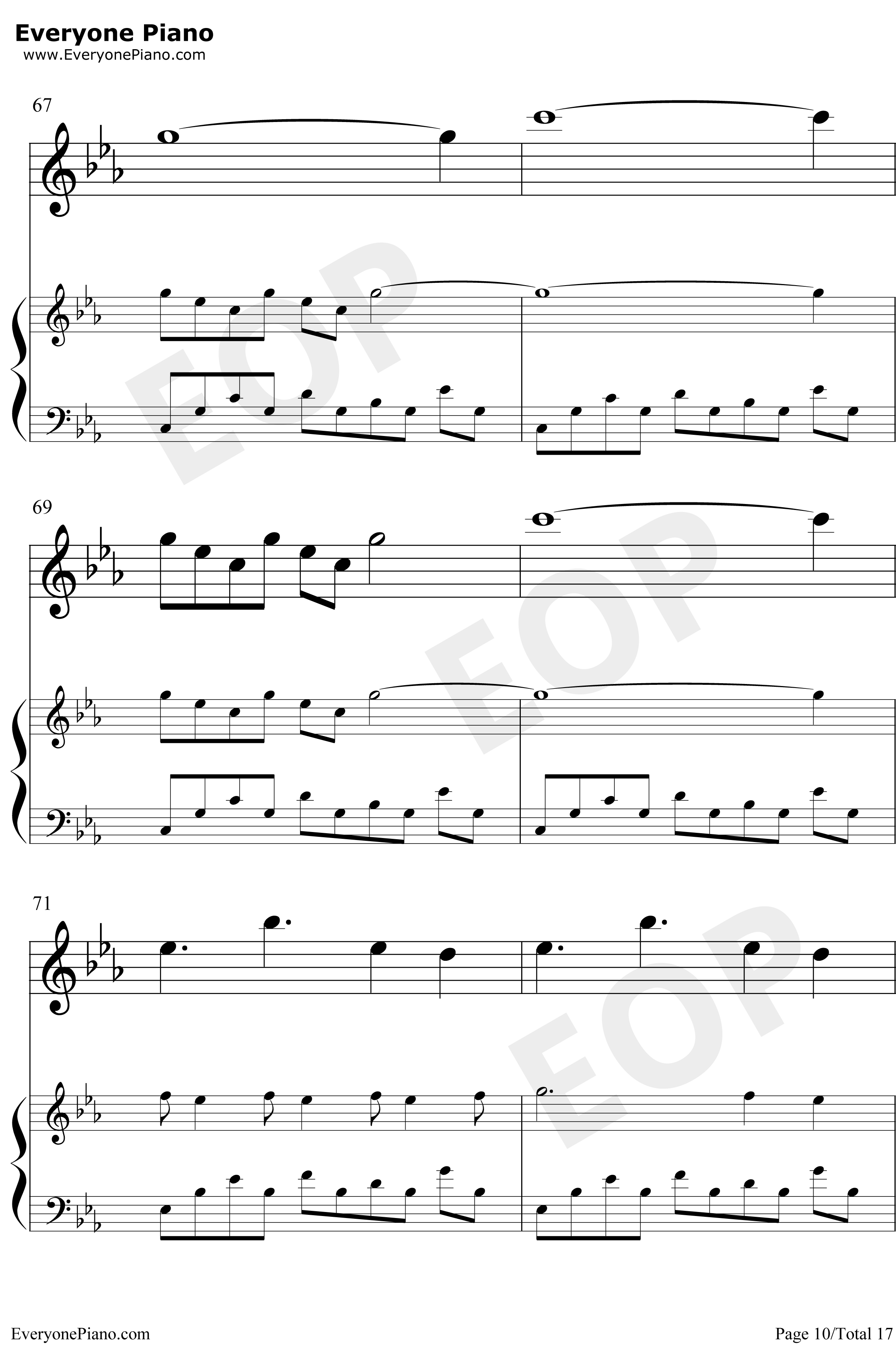 Wind钢琴谱-BrianCrain10