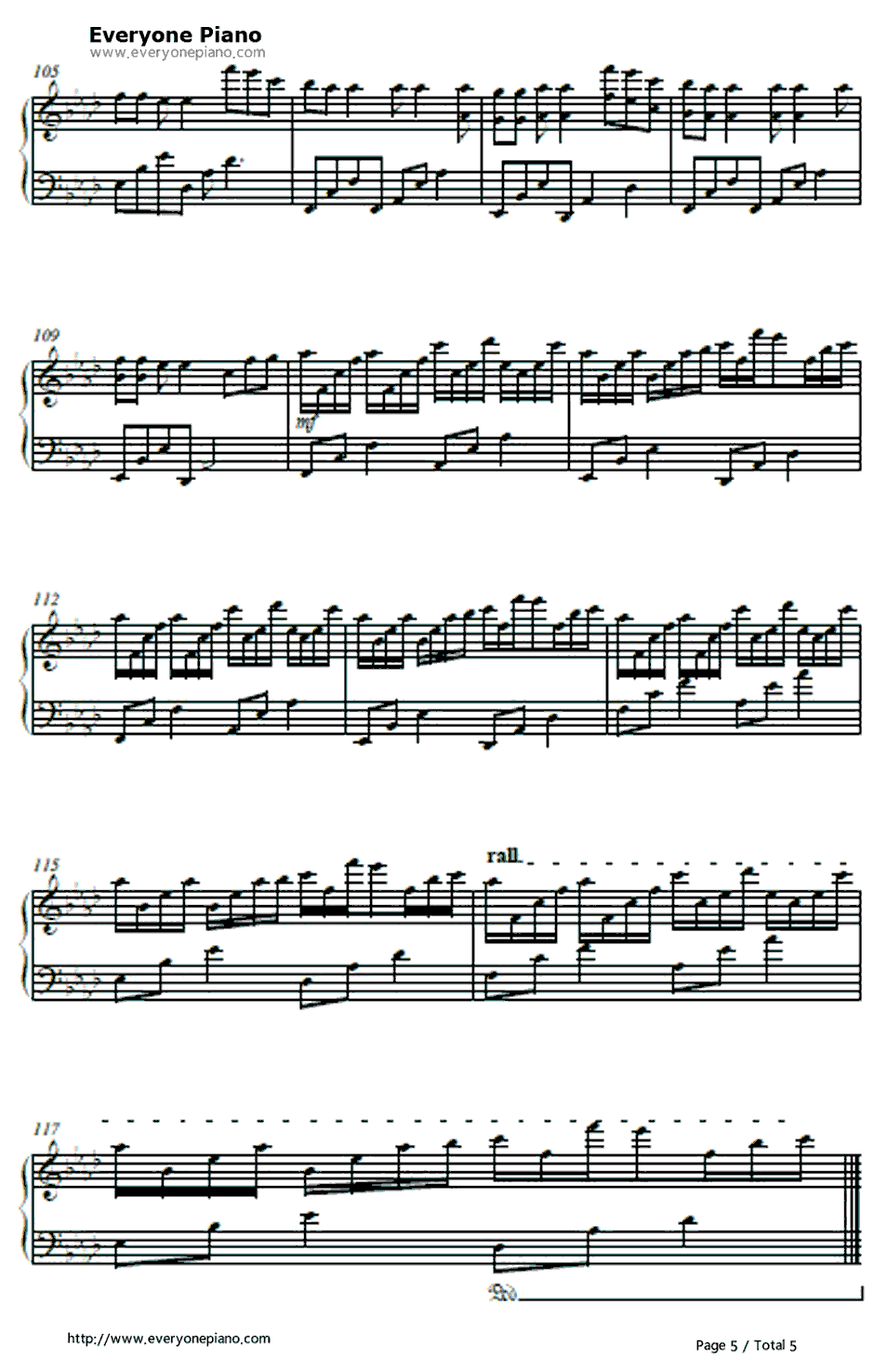 Levels(SkrillexRemix)钢琴谱-Avicii5