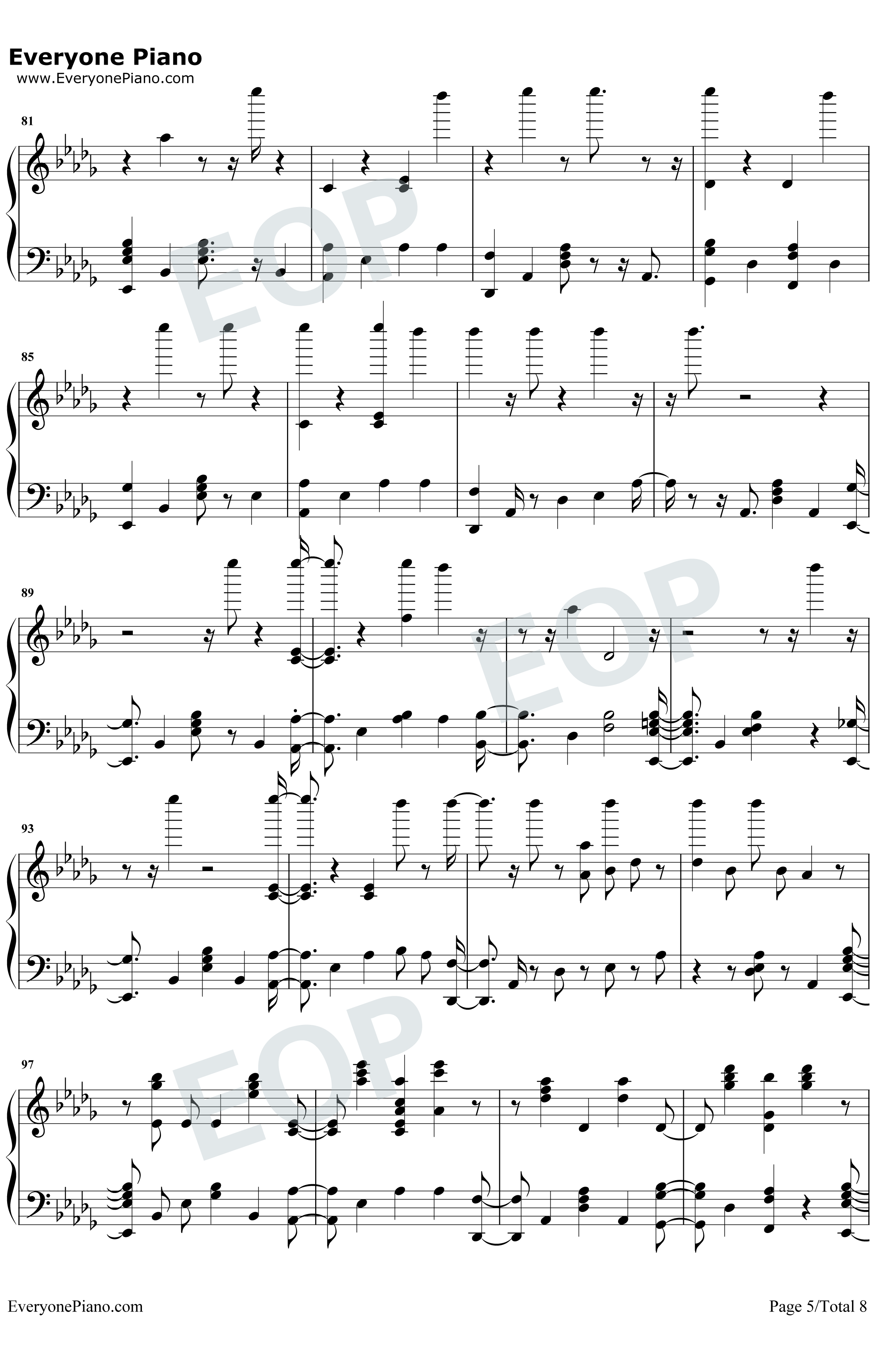 Santa's Coming For Us钢琴谱-Sia/Greg Kurstin5