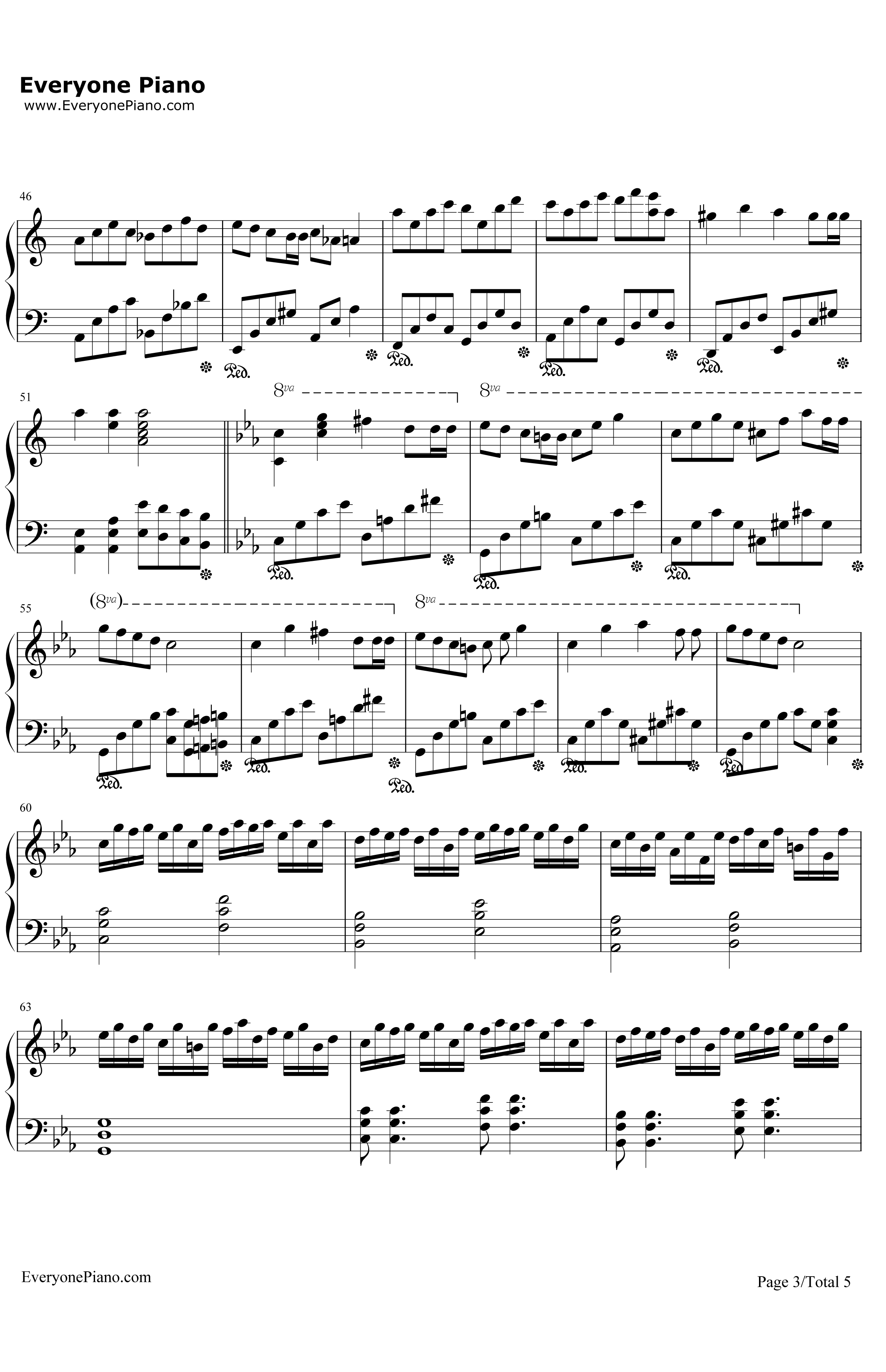 スイートデコラアイスクリームホリック钢琴谱-初音ミク-初音ミク3