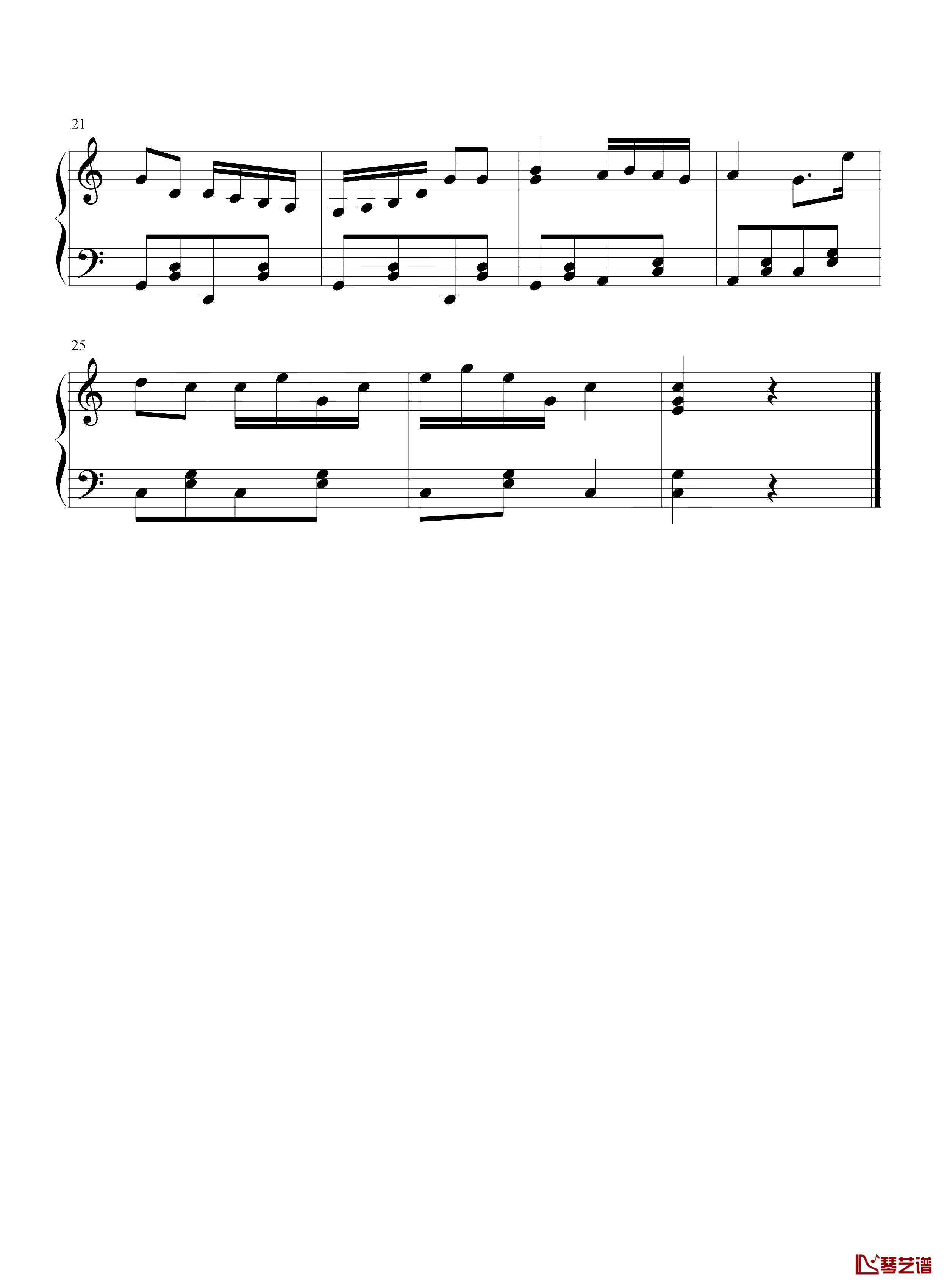 Jambalaya (On the Bayou)钢琴谱-Jambalaya-什锦菜2