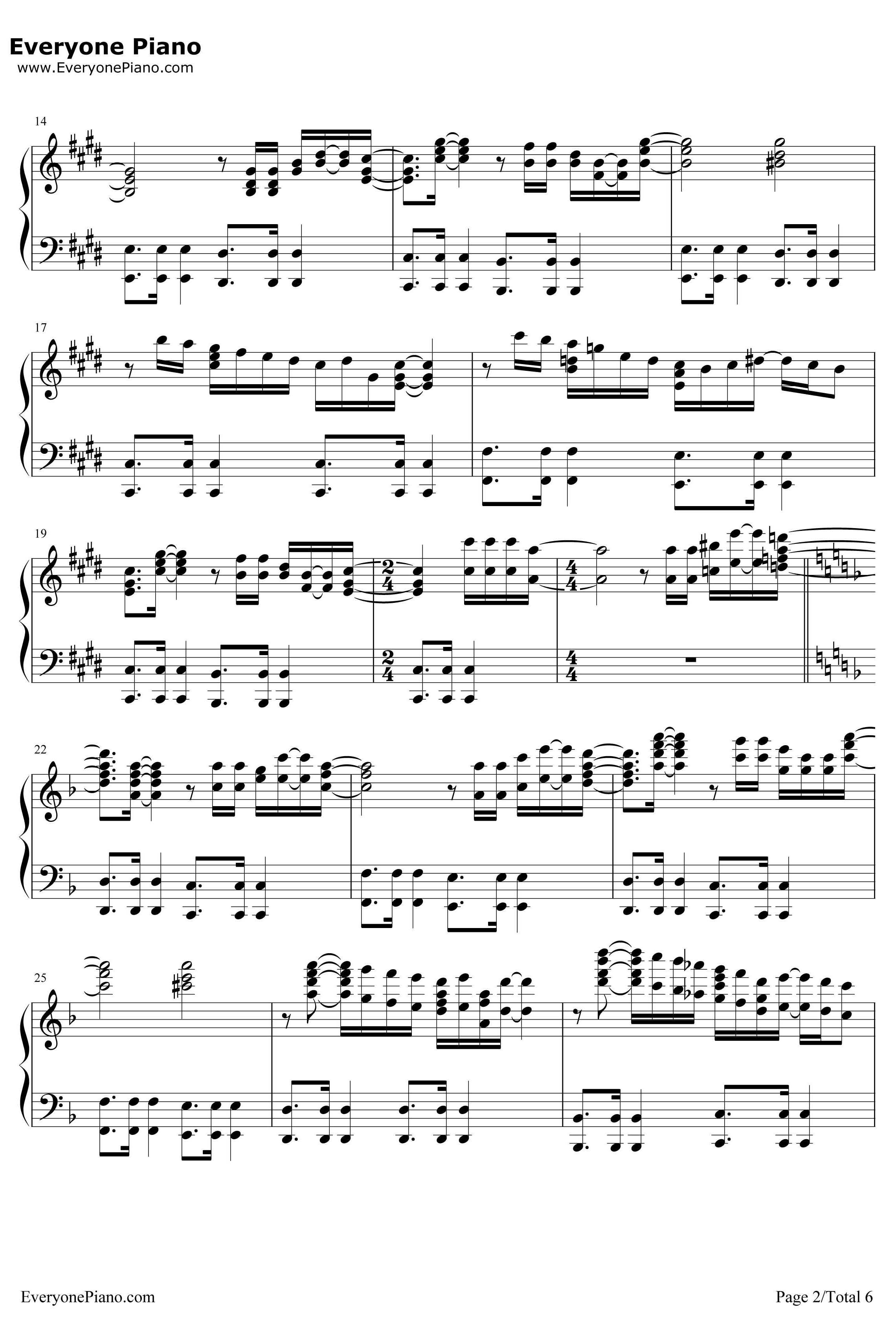 Hawaii Five钢琴谱-BrianTyler-0MainTitleTheme-天堂执法者OST2
