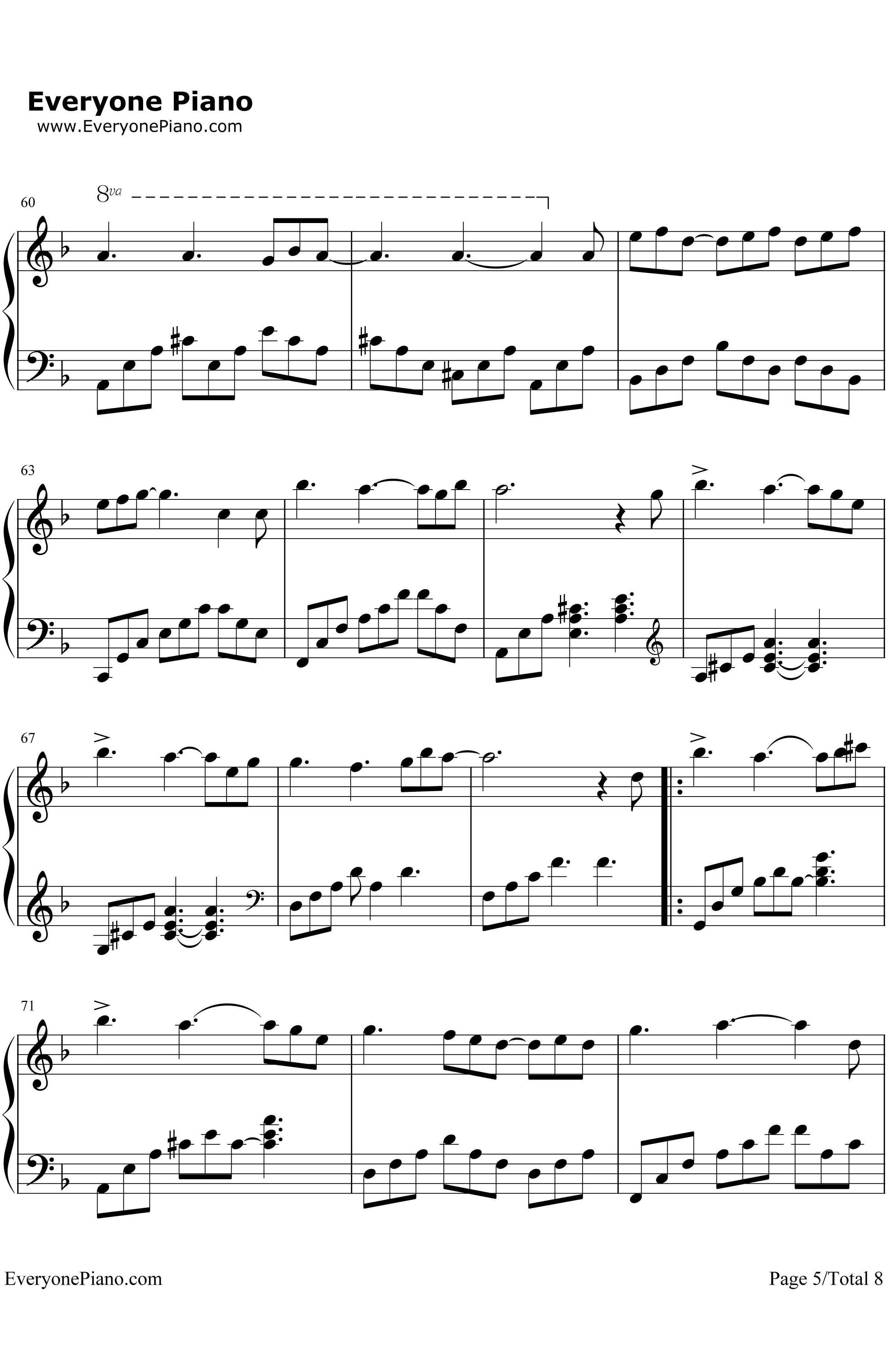 Felitsa（费丽萨）钢琴谱-雅尼5